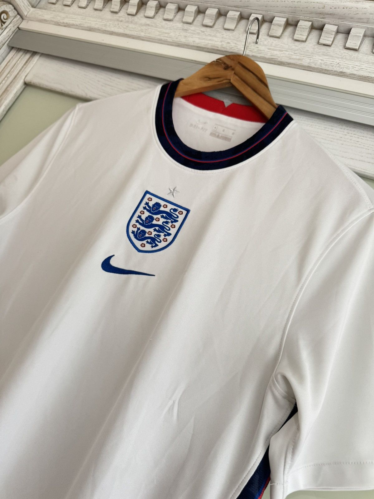 Nike England 2020-2021 Euro Home Soccer Jersey Football Kit Shirt Size US M / EU 48-50 / 2 - 6 Thumbnail