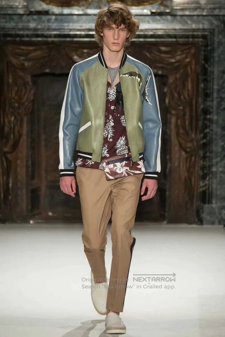 Valentino Valentino Asuka leather jacket baseball uniform jacket Size US S / EU 44-46 / 1 - 2 Thumbnail