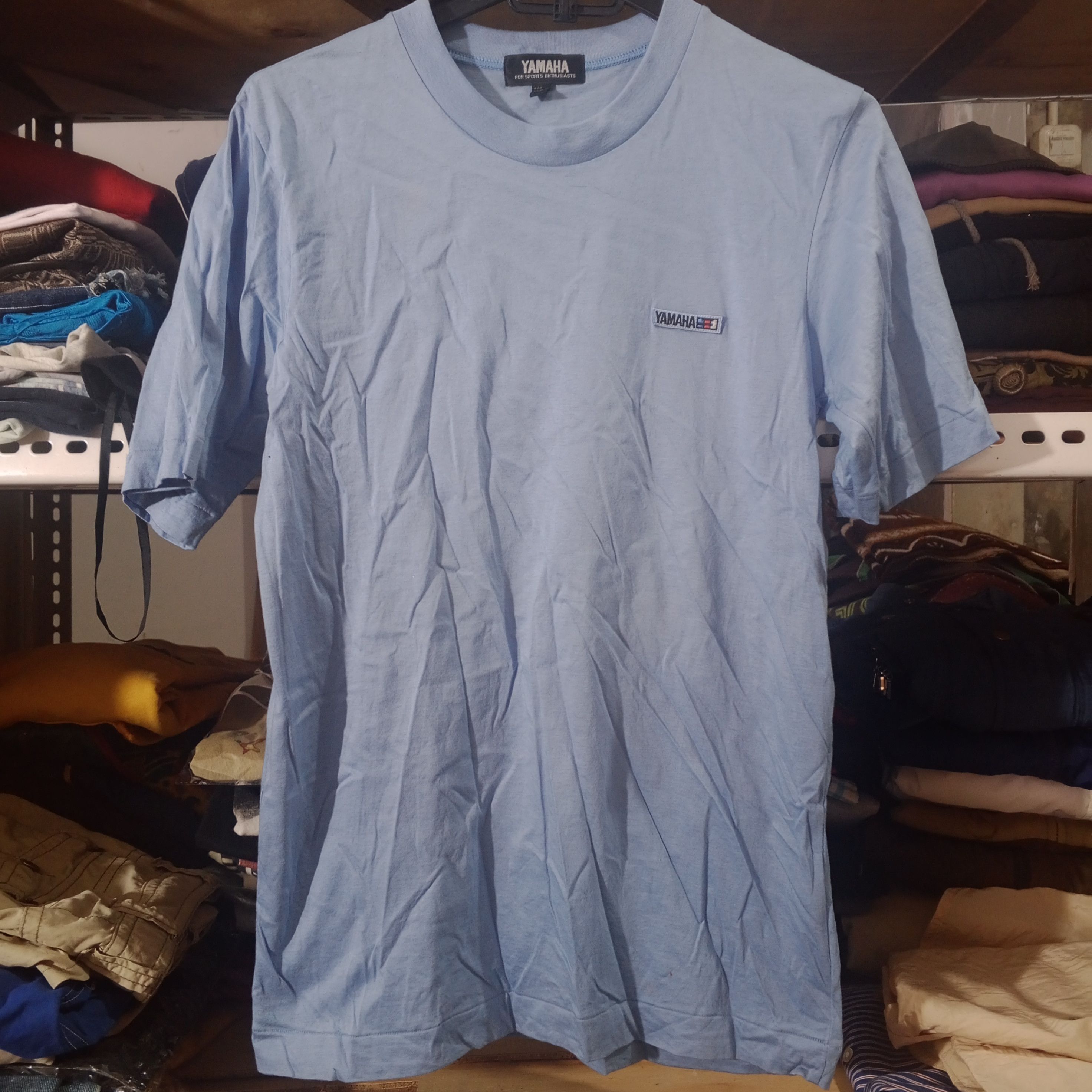 Japanese Brand Vintage Yamaha Crew T-Shirt Racing JDM Size US S / EU 44-46 / 1 - 1 Thumbnail