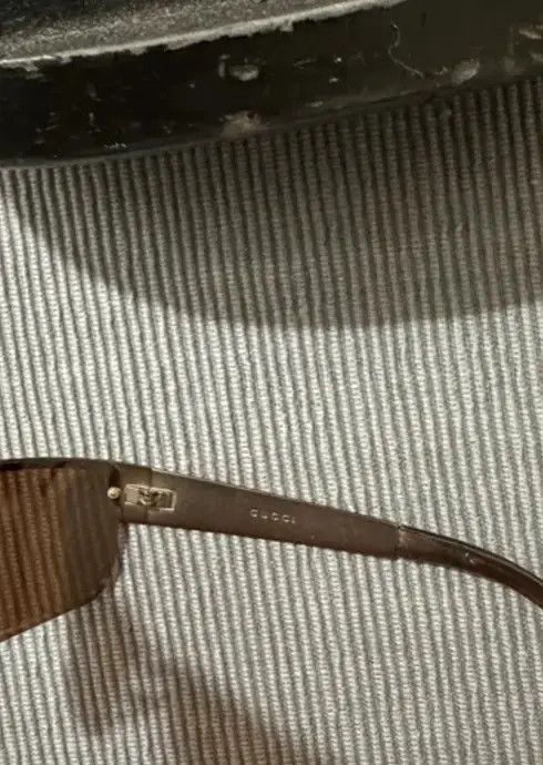 Gucci × Tom Ford × Vintage GUCCI Sunglasses Shield Rimless 90s Wrap GG1725 RI825 Size ONE SIZE - 5 Thumbnail