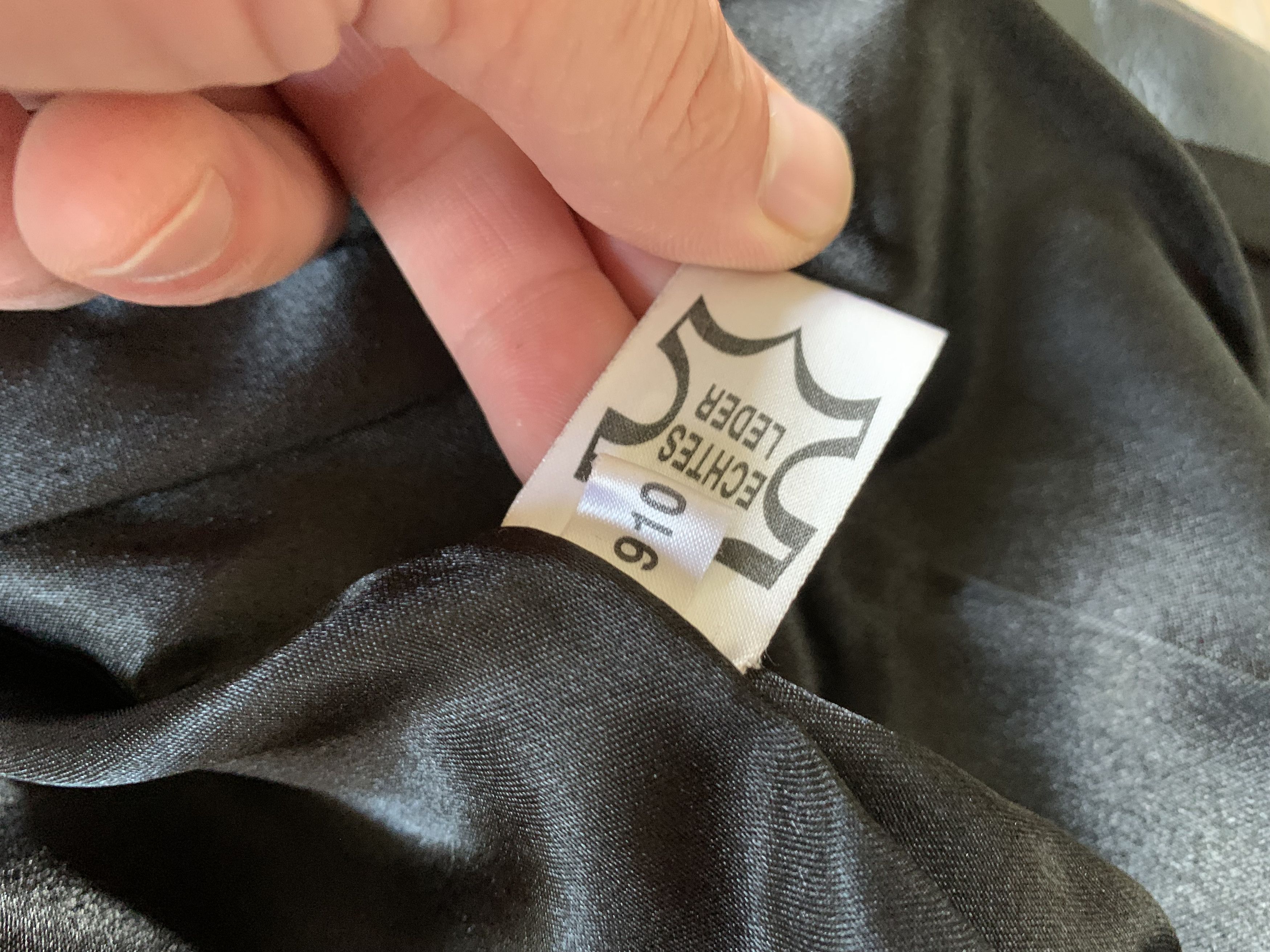 Other Vintage Best Connections Black Leather Zip Pocket Jacket Size M / US 6-8 / IT 42-44 - 7 Thumbnail