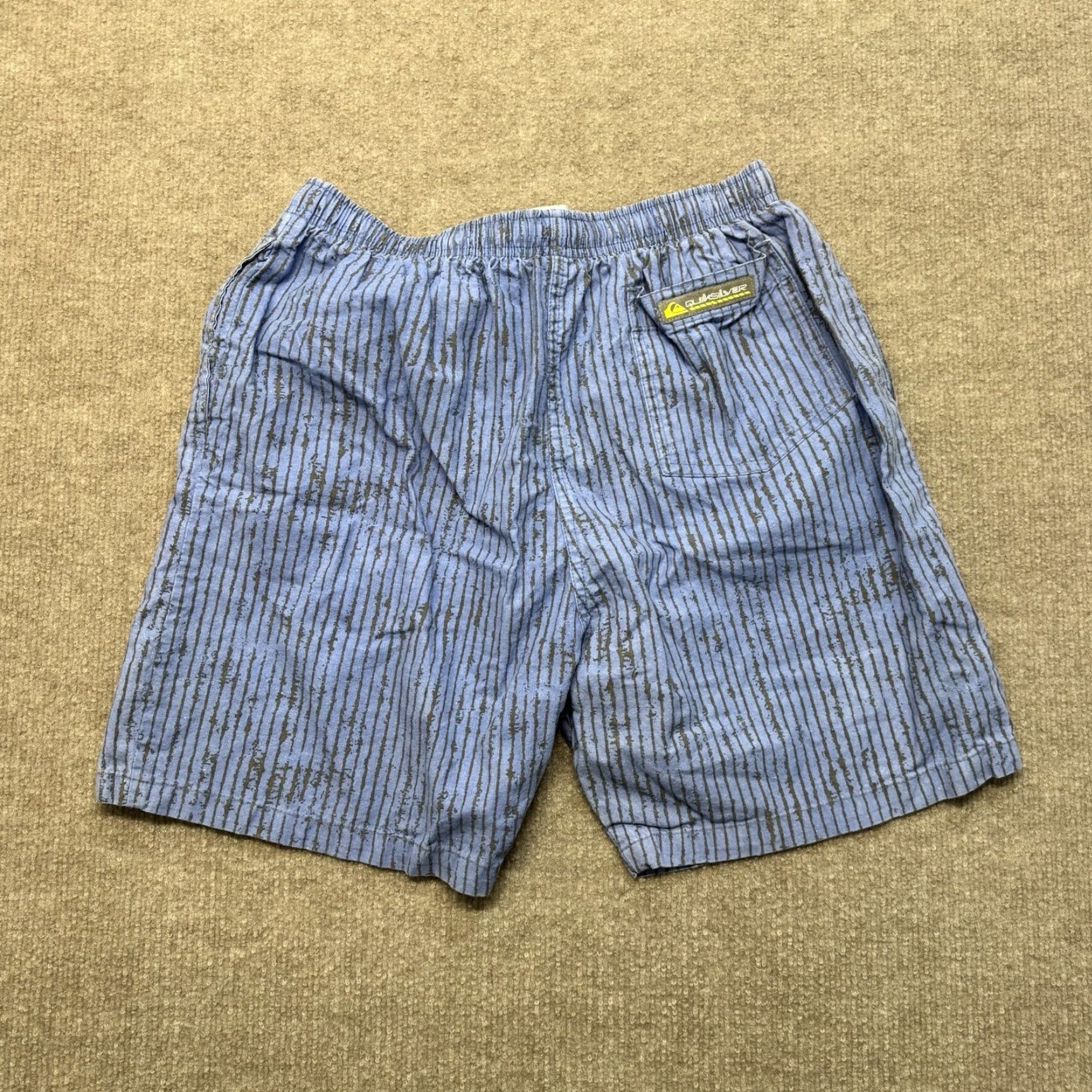 Quiksilver VINTAGE Quiksilver Chino Shorts Mens 30 Abstract Geometric USA Made Blue 80s NOS Casual Pockets Cotton Canvas Regular Inseam 6 in尺 Size US 30 / EU 46 - 5 Thumbnail
