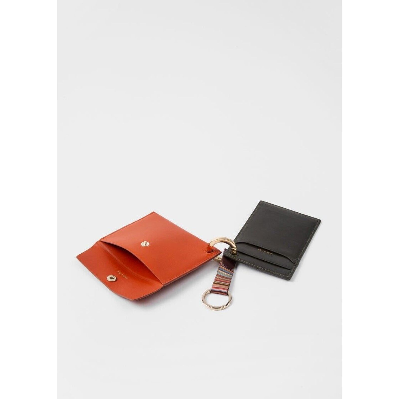 Paul Smith Rare! NWT Paul Smith $400 Leather Trio Wallet & Key Ring set Size ONE SIZE - 3 Thumbnail