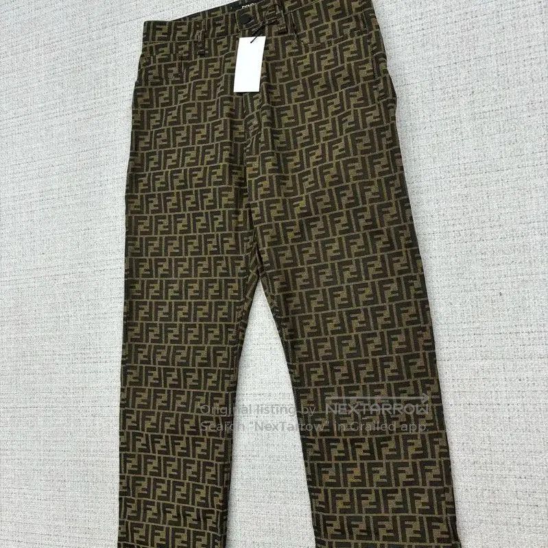 Fendi Fendi Men's Casual Pants in Light Brown . Size US 34 / EU 50 - 3 Thumbnail