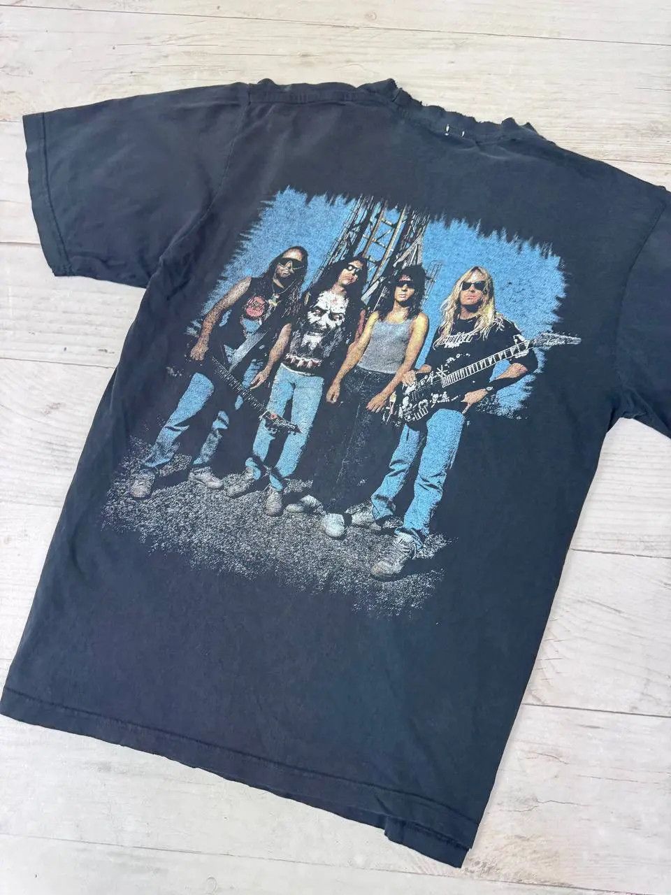 Slayer Vintage Slayer T Shirt 90s Rock Band Distrissed Size US L / EU 52-54 / 3 - 15 Thumbnail
