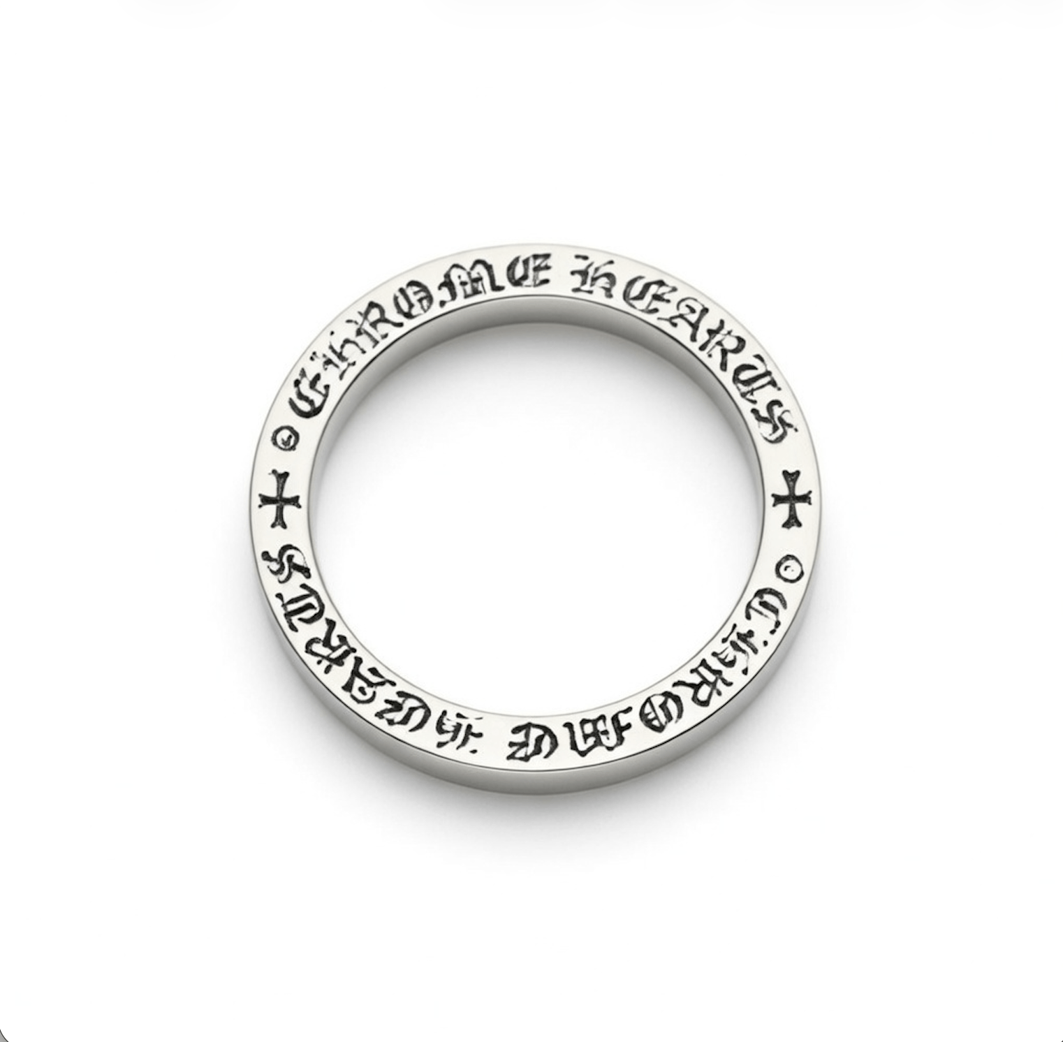 Chrome Hearts CHROME HEARTS 3MM SPACER RING US 10 Size ONE SIZE - 2 Thumbnail