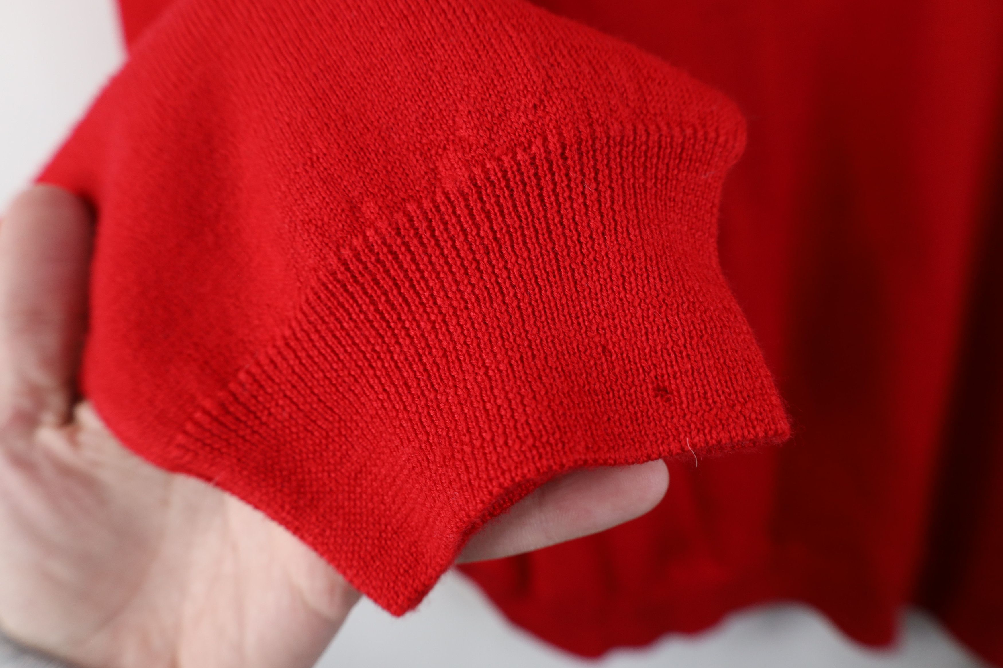 Vintage Vintage 90s Streetwear Merino Wool Knit Collared Sweater Size US XXL / EU 58 / 5 - 10 Thumbnail