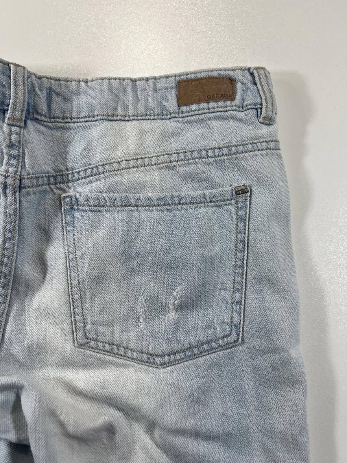 Unknown London Light Blue Distressed Denim Shorts Size ONE SIZE - 11 Thumbnail