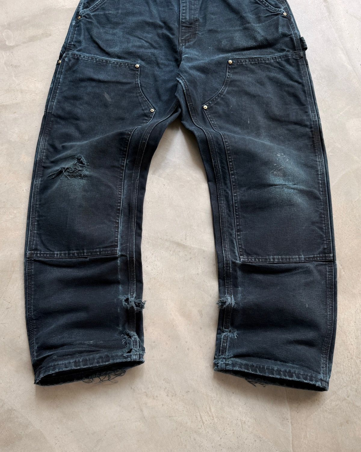 Carhartt Carhartt Doubleknee B01 Distressed Black Size US 34 / EU 50 - 6 Thumbnail