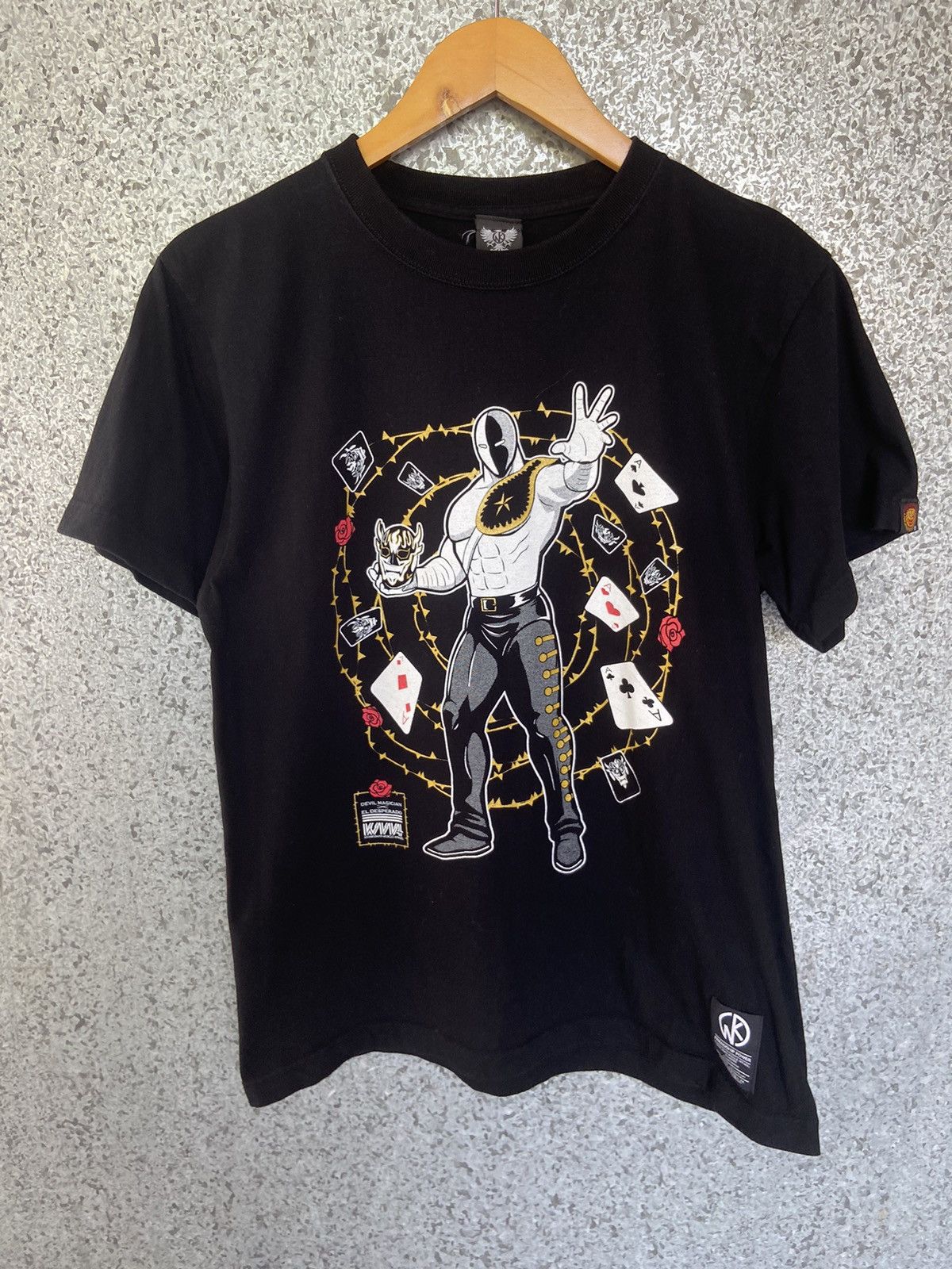 Japanese Brand Japan wrestling t shirt Devil Magician X El Desperado Size US M / EU 48-50 / 2 - 1 Thumbnail