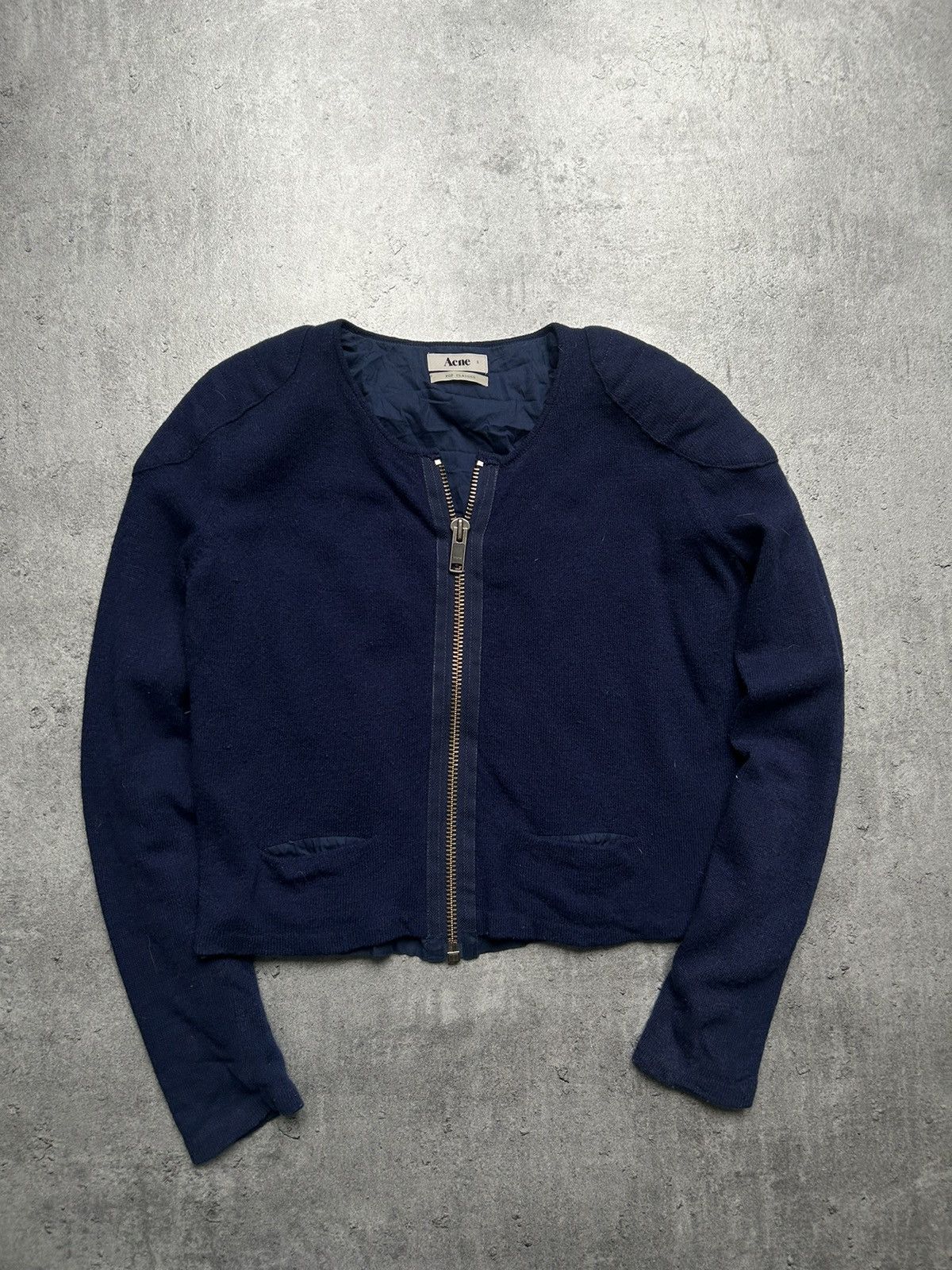 Acne Studios Acne Studios S Navy Sweater Size S / US 4 / IT 40 - 1 Thumbnail