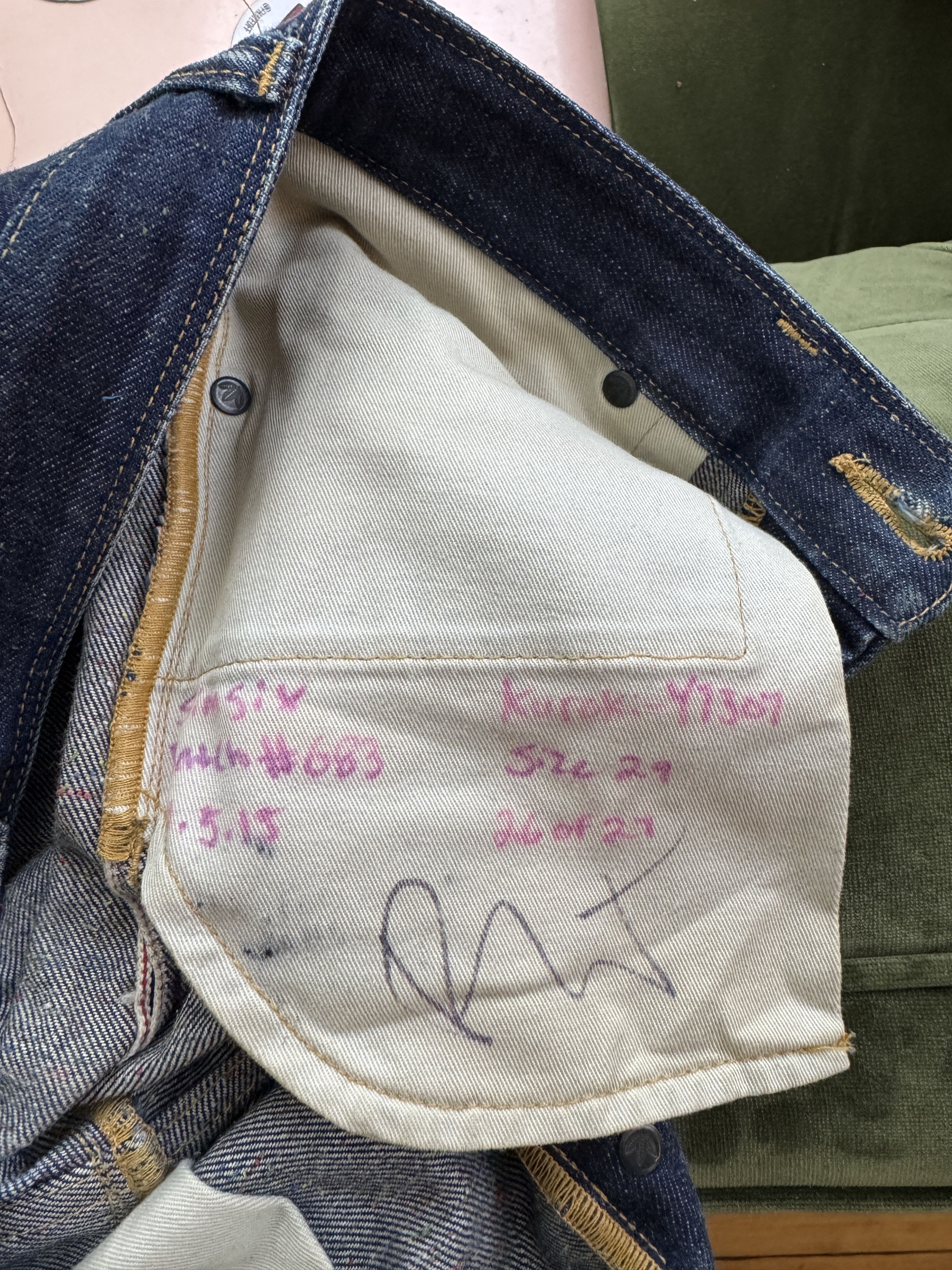 Shockoe Atelier slim six kuroki denim Size US 29 - 8 Thumbnail