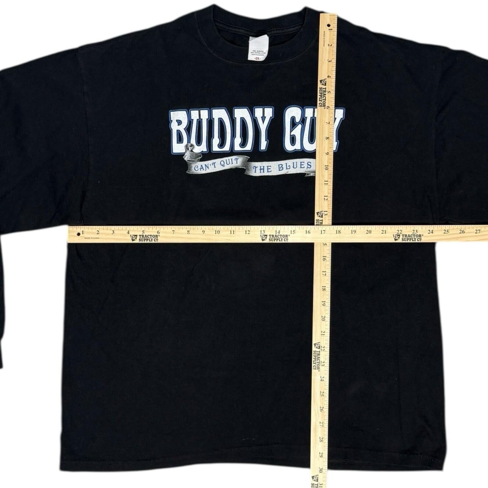 Anvil Buddy Guy Can't Quit the Blues Tour Shirt XXL 2008 Size US XXL / EU 58 / 5 - 5 Thumbnail