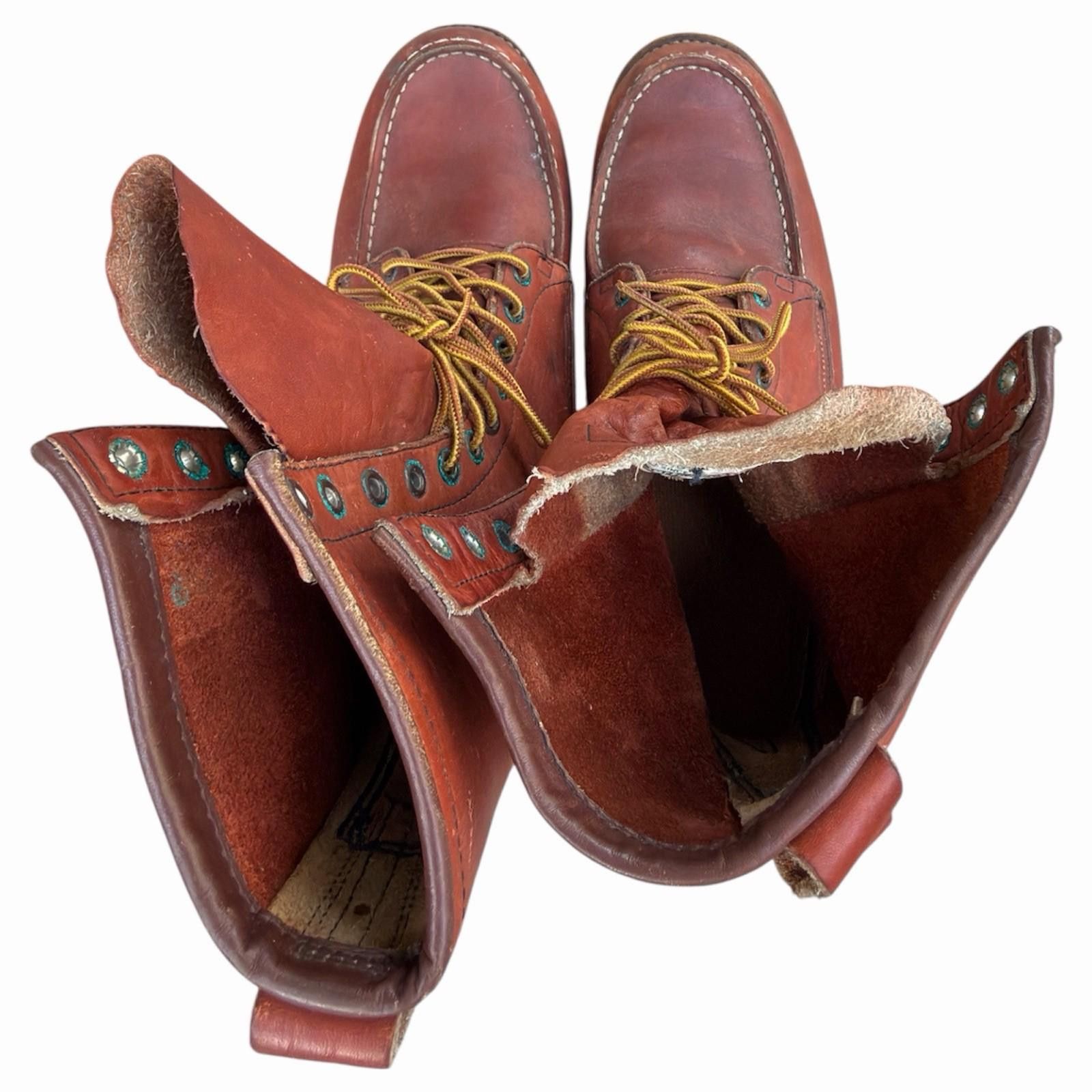 Other 90’s Red Wing Moc Toe 877 Irish Setter Boots #0430 Sz. 13 Size US 11 / EU 44 - 7 Thumbnail
