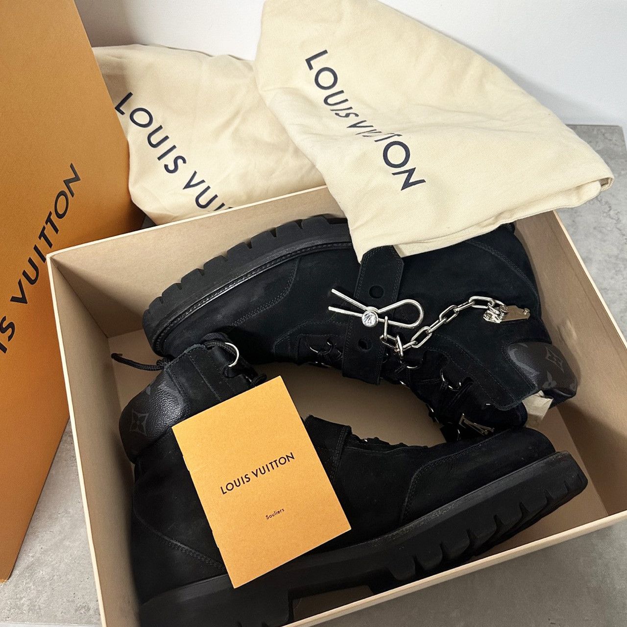 Louis Vuitton Louis Vuitton Size 8 staples edition rockstar creeper boots Size US 9 / EU 42 - 2 Thumbnail