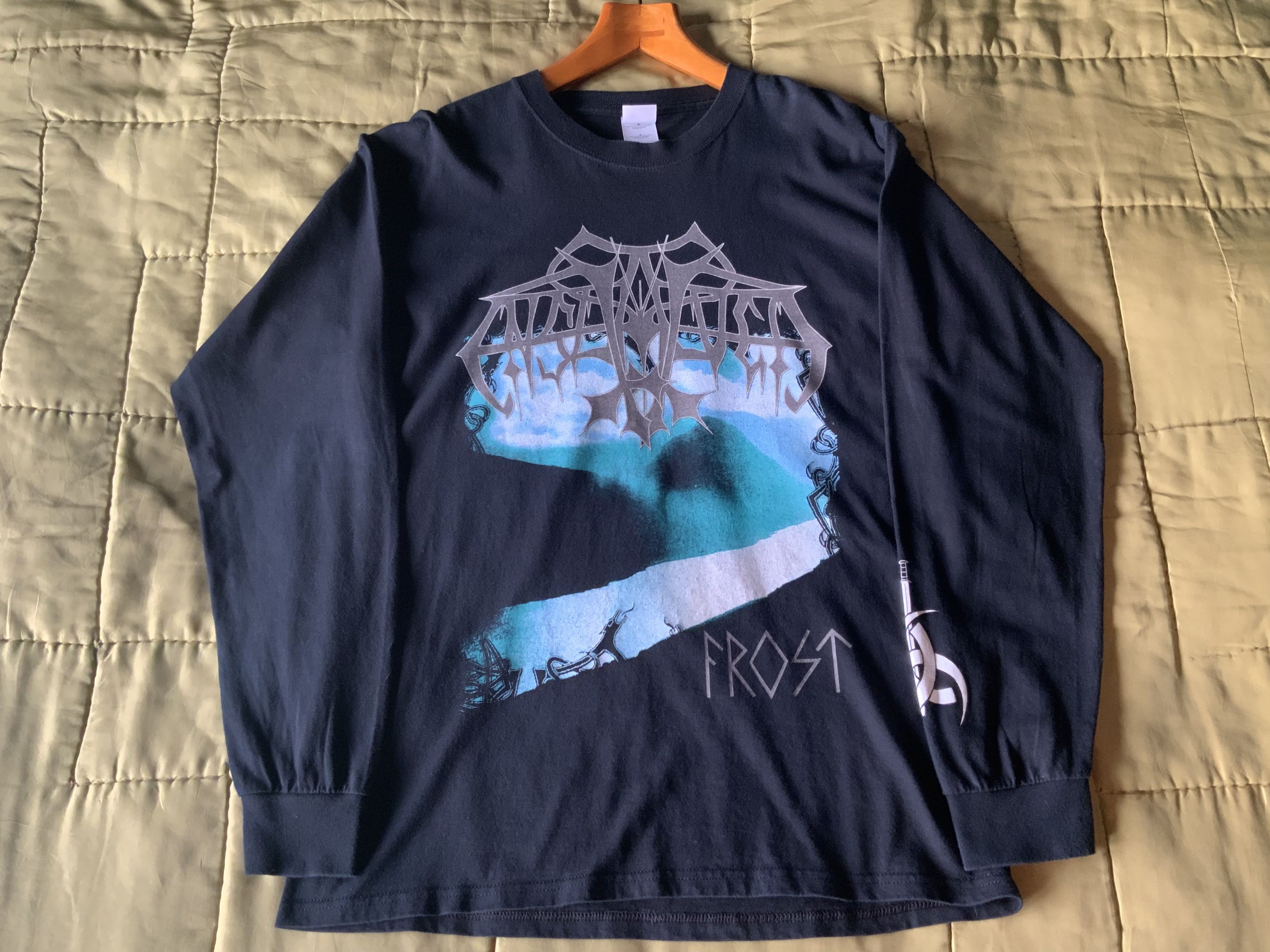 Rare 2005 Enslaved Frost longsleeve shirt Black Metal