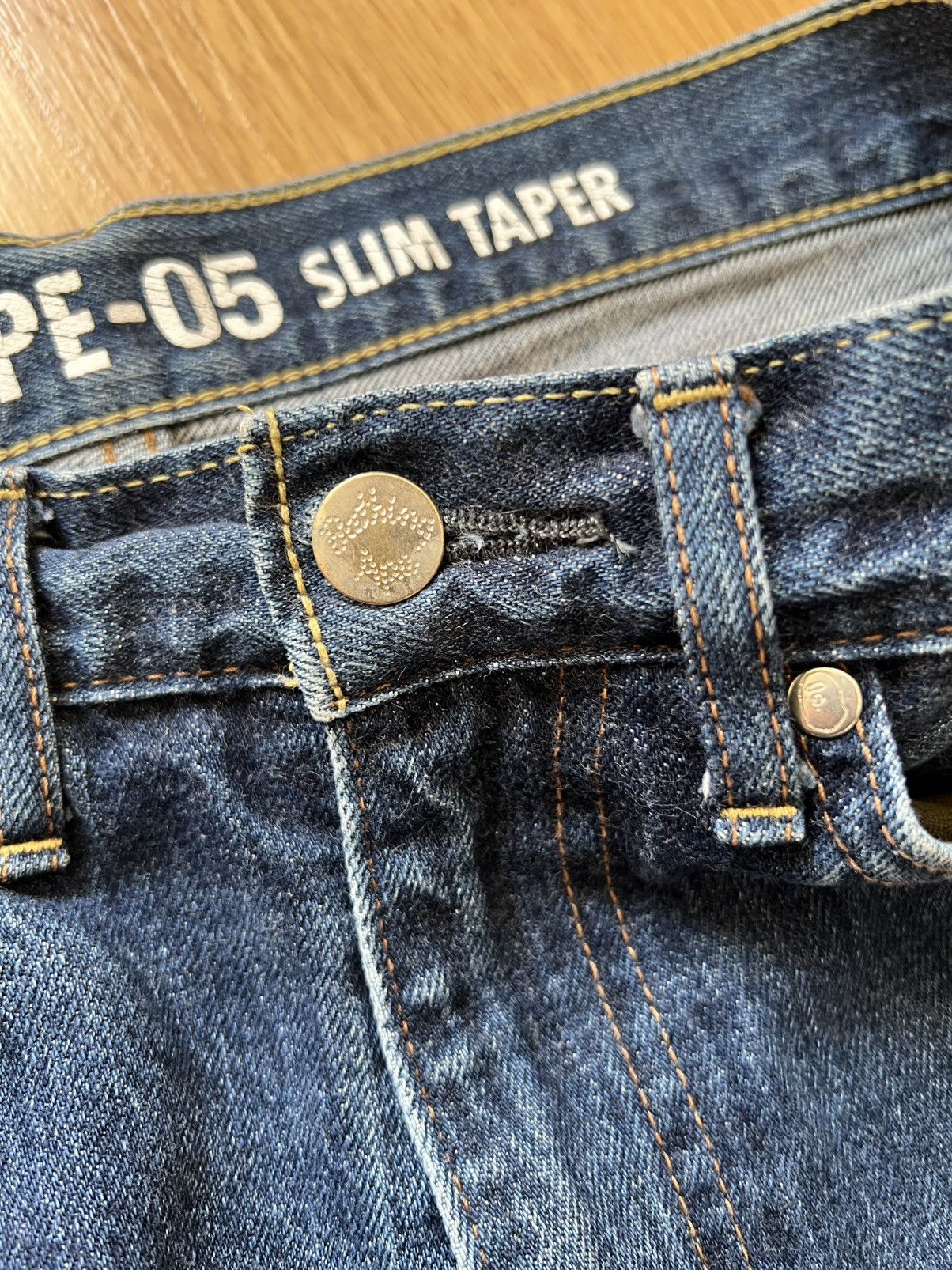 Bape BAPE 2008 Type-05 Slim Taper Jeans–S/Big Logo/Archive Rare Size US 30 / EU 46 - 6 Thumbnail