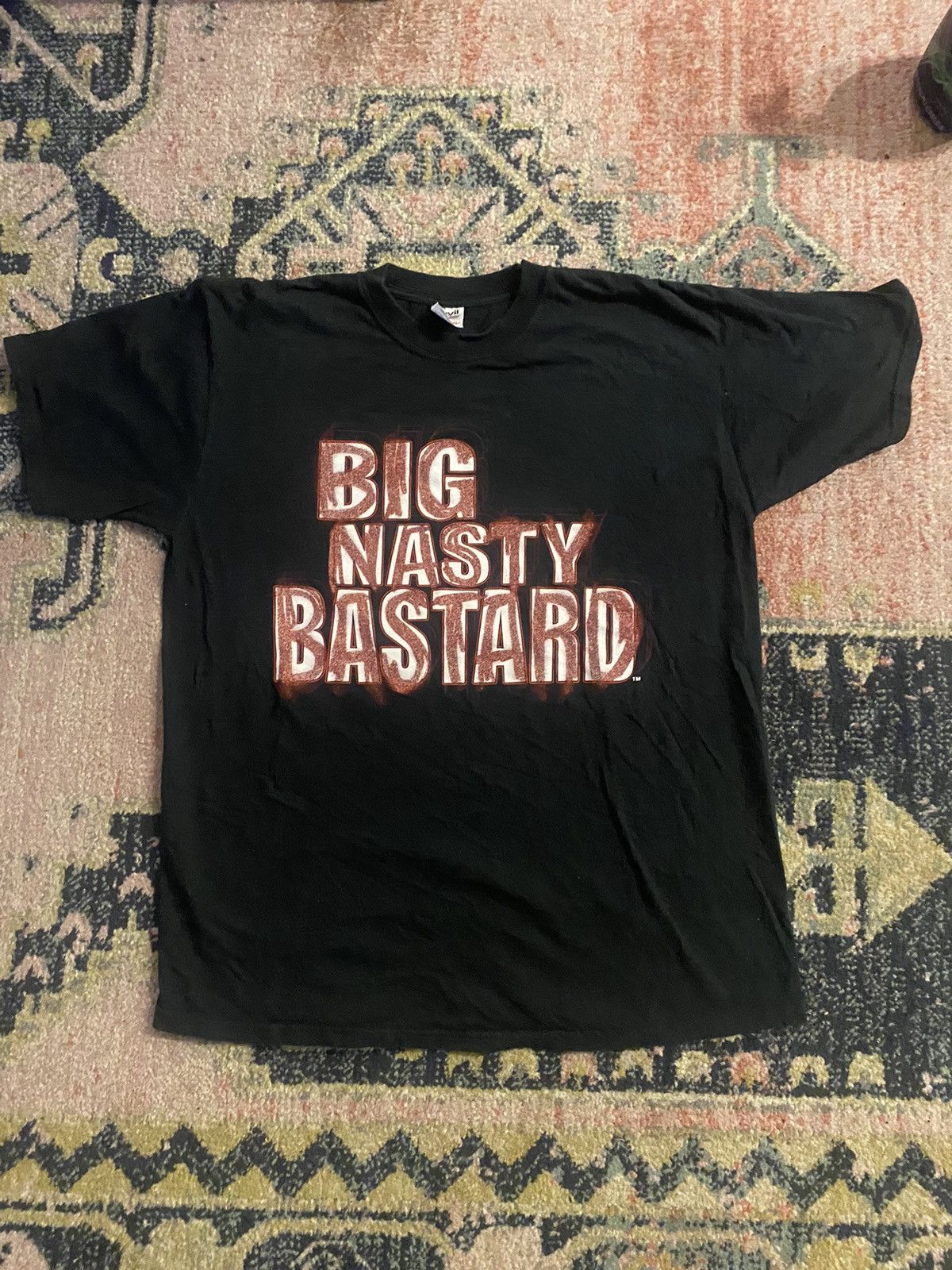 image of Vintage Wwf Big Show Tee in Black, Men's (Size XL)