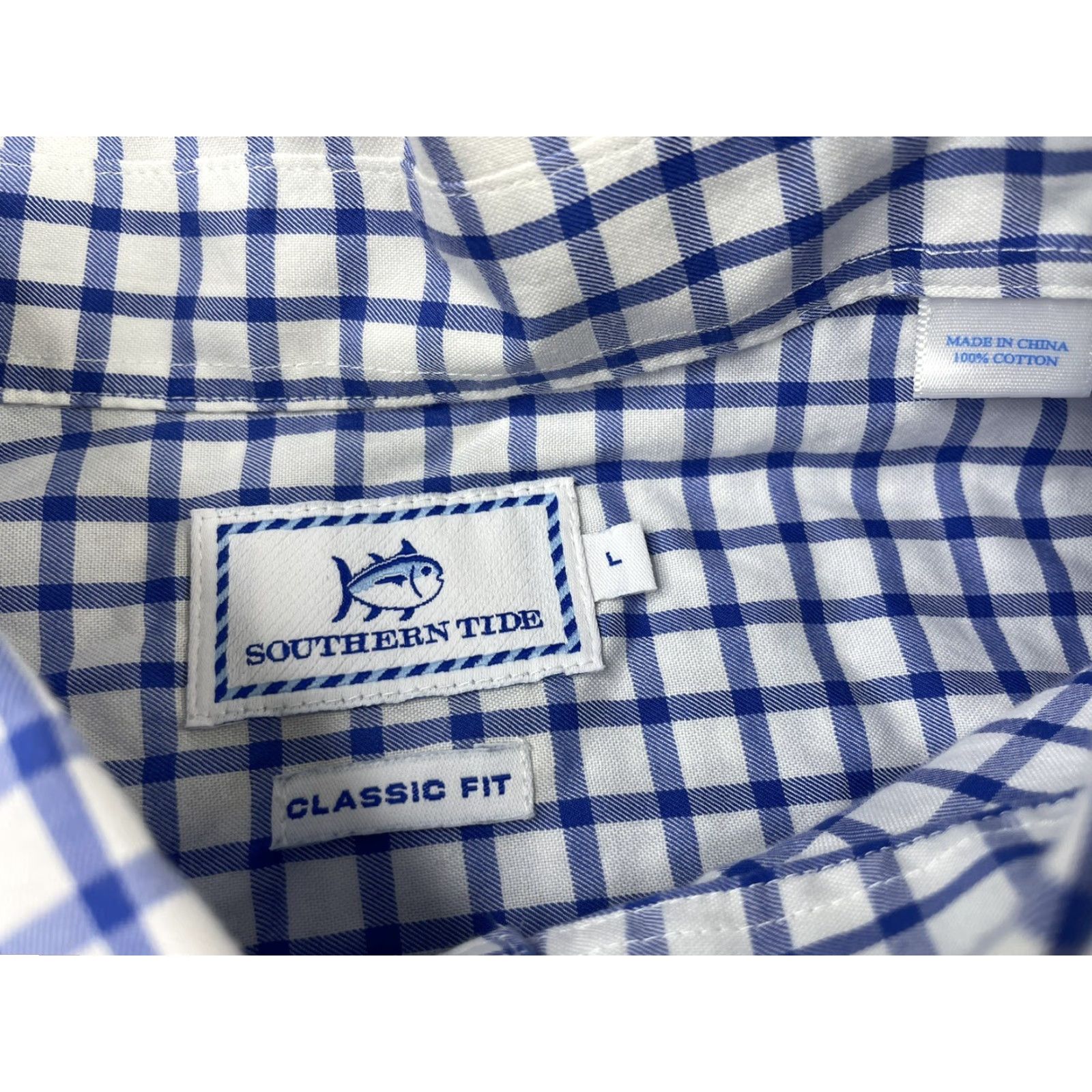 Southern Tide Southern Tide Shirt Mens Plaid Classic Fit Long Sleeve Button-Down Check Multicolor Cotton Size US L / EU 52-54 / 3 - 3 Thumbnail