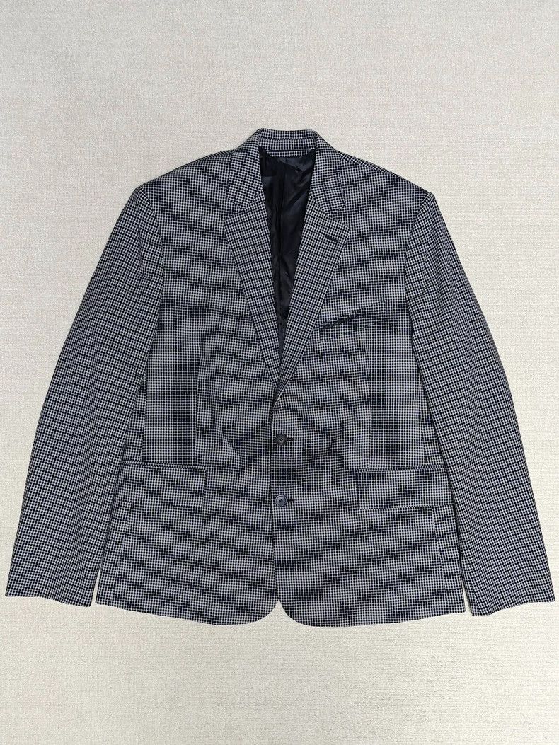 Balenciaga Balenciaga Checkered Blazer with Shoulder Pads - dmc Size US XS / EU 42 / 0 - 1 Thumbnail