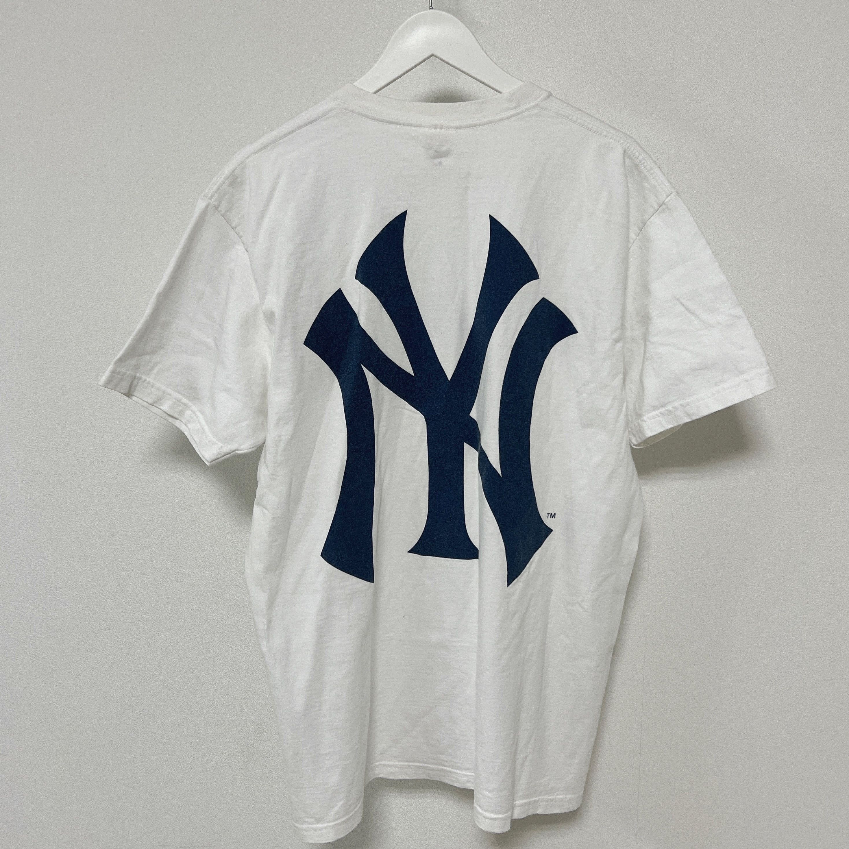 47 Brand × New York Yankees × Supreme Supreme Yankees Box Logo Tee White SS15 Size US XL / EU 56 / 4 - 9 Thumbnail