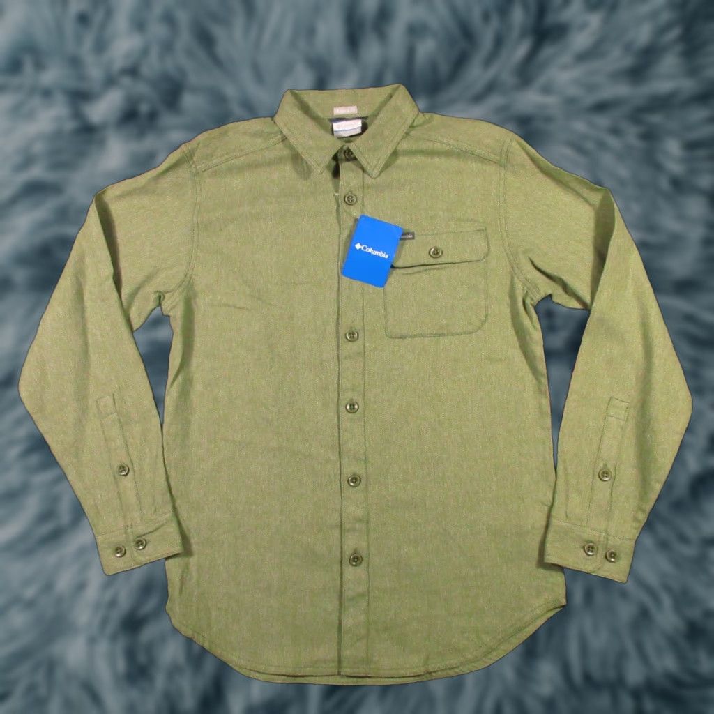 Vintage Columbia Ridgeland Flannel Shirt Mens S Green Regular Fit Long Sleeve Pocket NEW Size US S / EU 44-46 / 1 - 1 Thumbnail