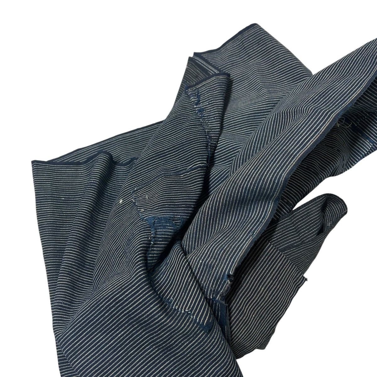 Japanese Brand 321 1930s BORO Japanese Indigo Fabric Vintage Cloth Kimono Size ONE SIZE - 21 Thumbnail