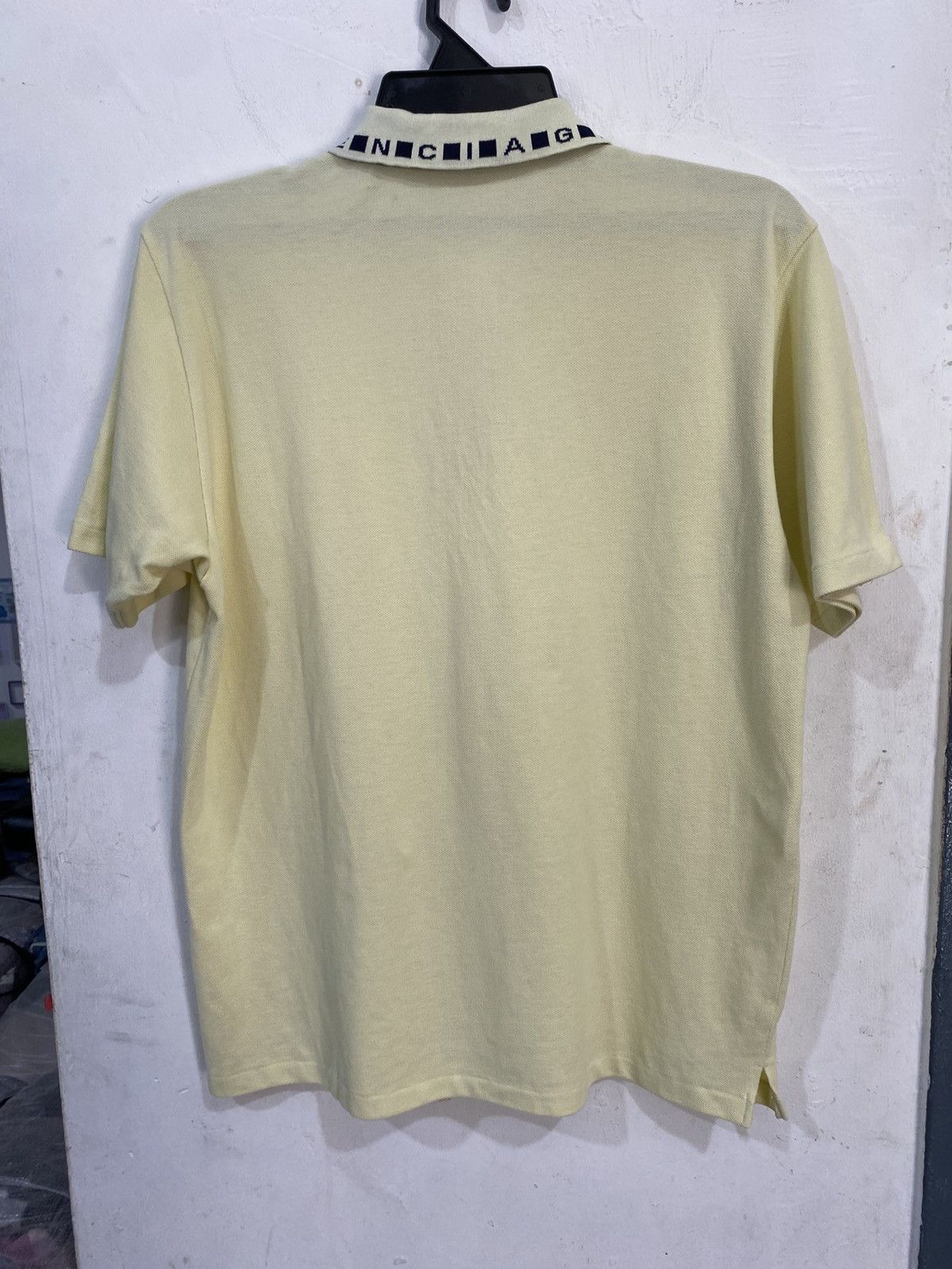 Balenciaga Balenciaga Spellout Polo Golf Tee Size US M / EU 48-50 / 2 - 2 Thumbnail
