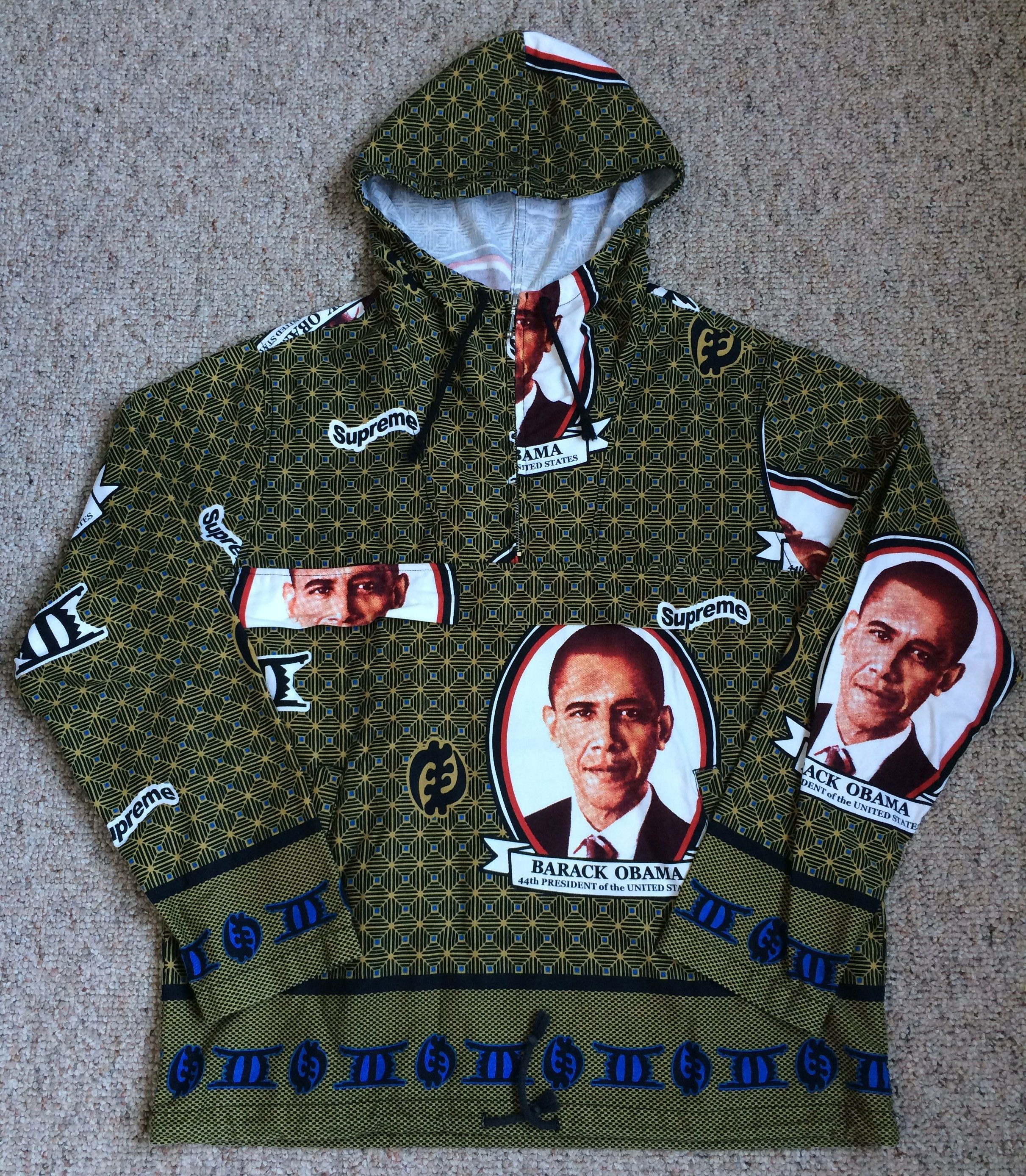Supreme supreme barrack obama anorak jacket | Grailed