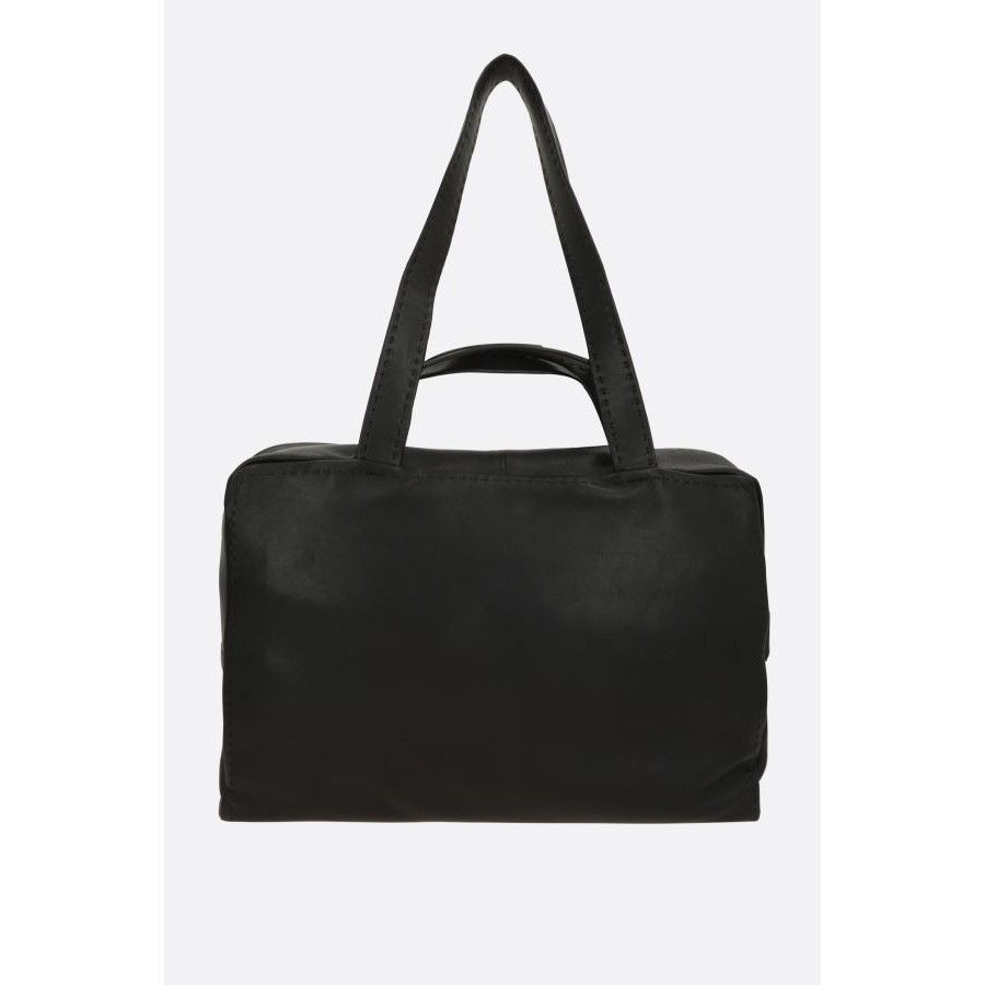 Prada PRADA $5300 Black Nappa Leather Work Bag New & Authentic Size ONE SIZE - 3 Thumbnail