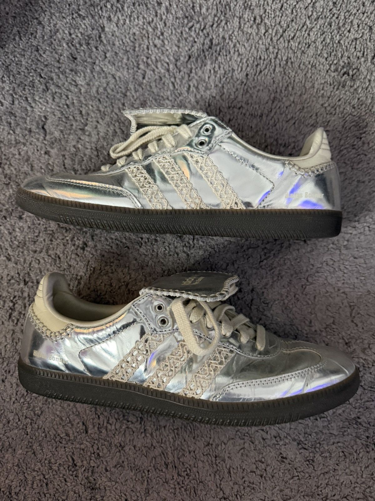 Adidas × Wales Bonner Wale Bonner silver metallic Size US 10 / EU 43 - 4 Thumbnail