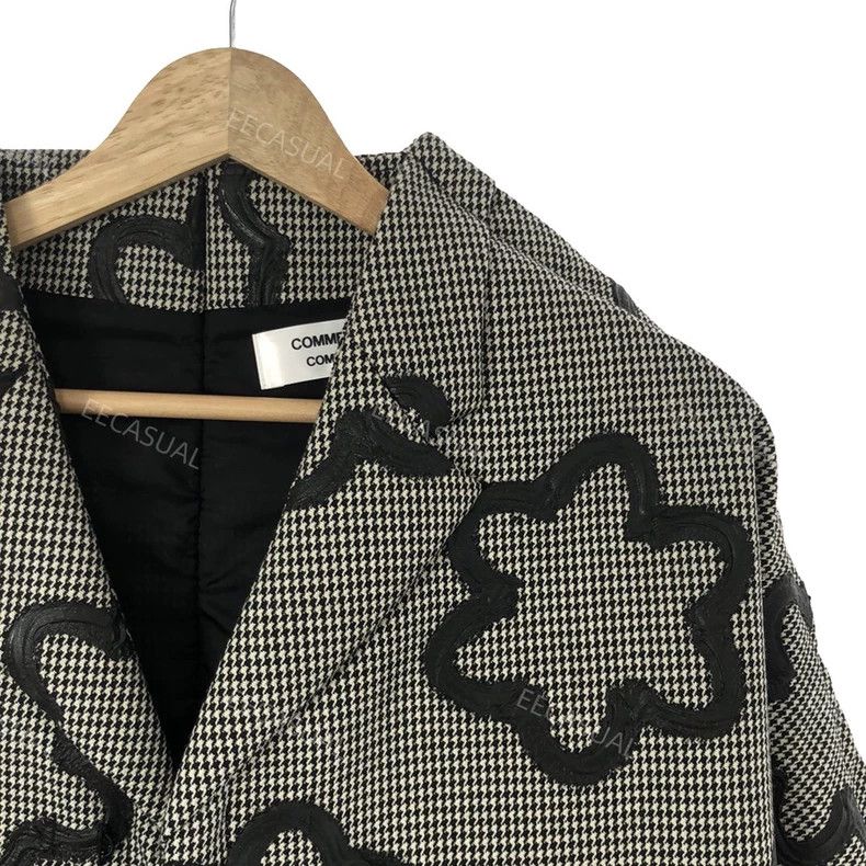 Comme des Garcons Comme Des Garcons Houndstooth 3D embossed jacket Size S / US 4 / IT 40 - 3 Thumbnail