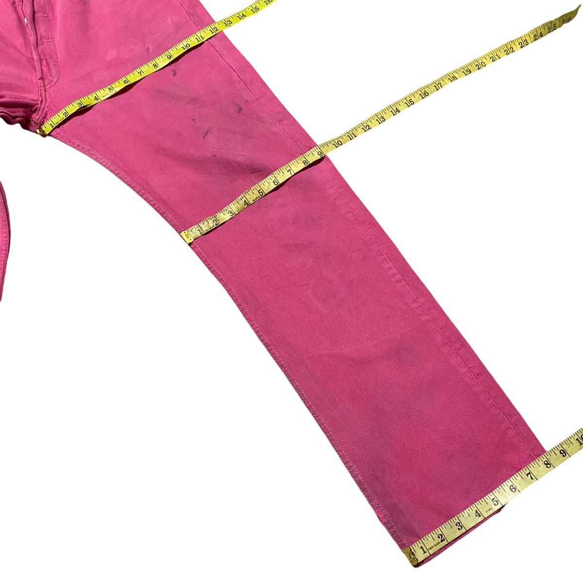 Levi's Vintage Levis 501xx Pink Denim Jeans Size US 32 / EU 48 - 19 Thumbnail