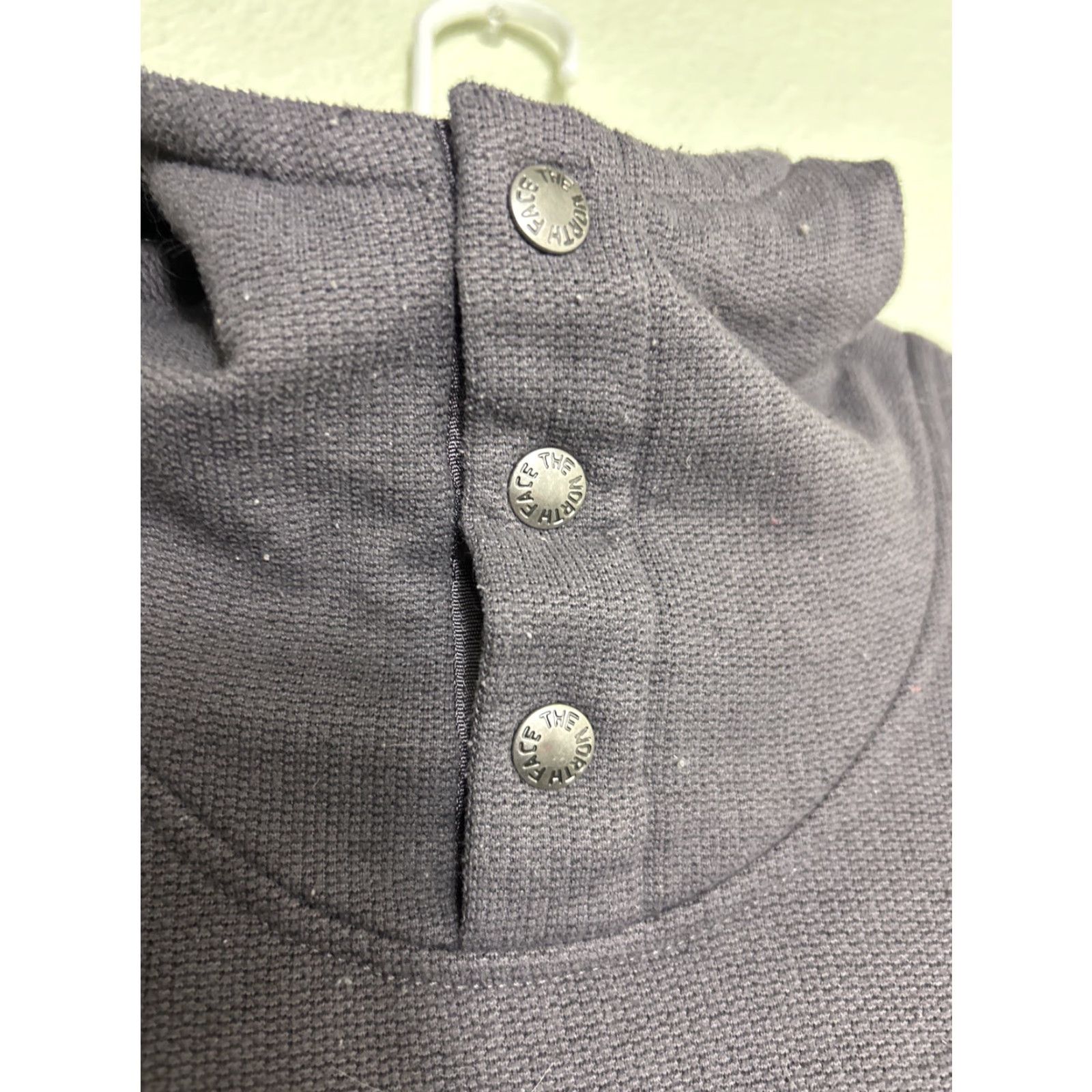 The North Face The North Face Women’s Small Fleece Pullover Hoodie Jacket Gray Knit Stitch Snap Pullover Kangaroo Pockets Logo Size S / US 4 / IT 40 - 7 Thumbnail