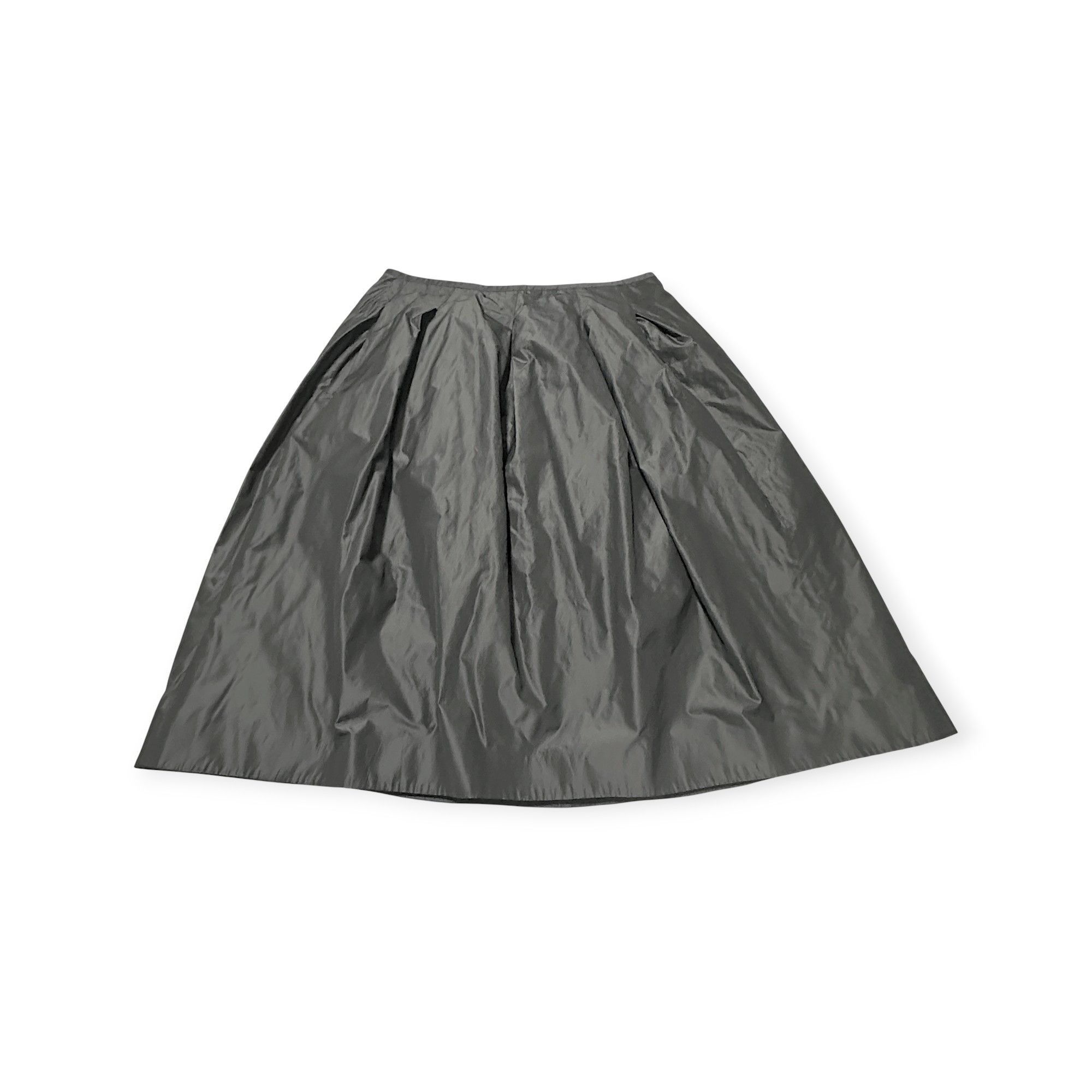 Vince Vince Gray A-Line Knee-Length Skirt W/Soft Pleats & Pockets Size 34" / US 12 / IT 48 - 5 Thumbnail