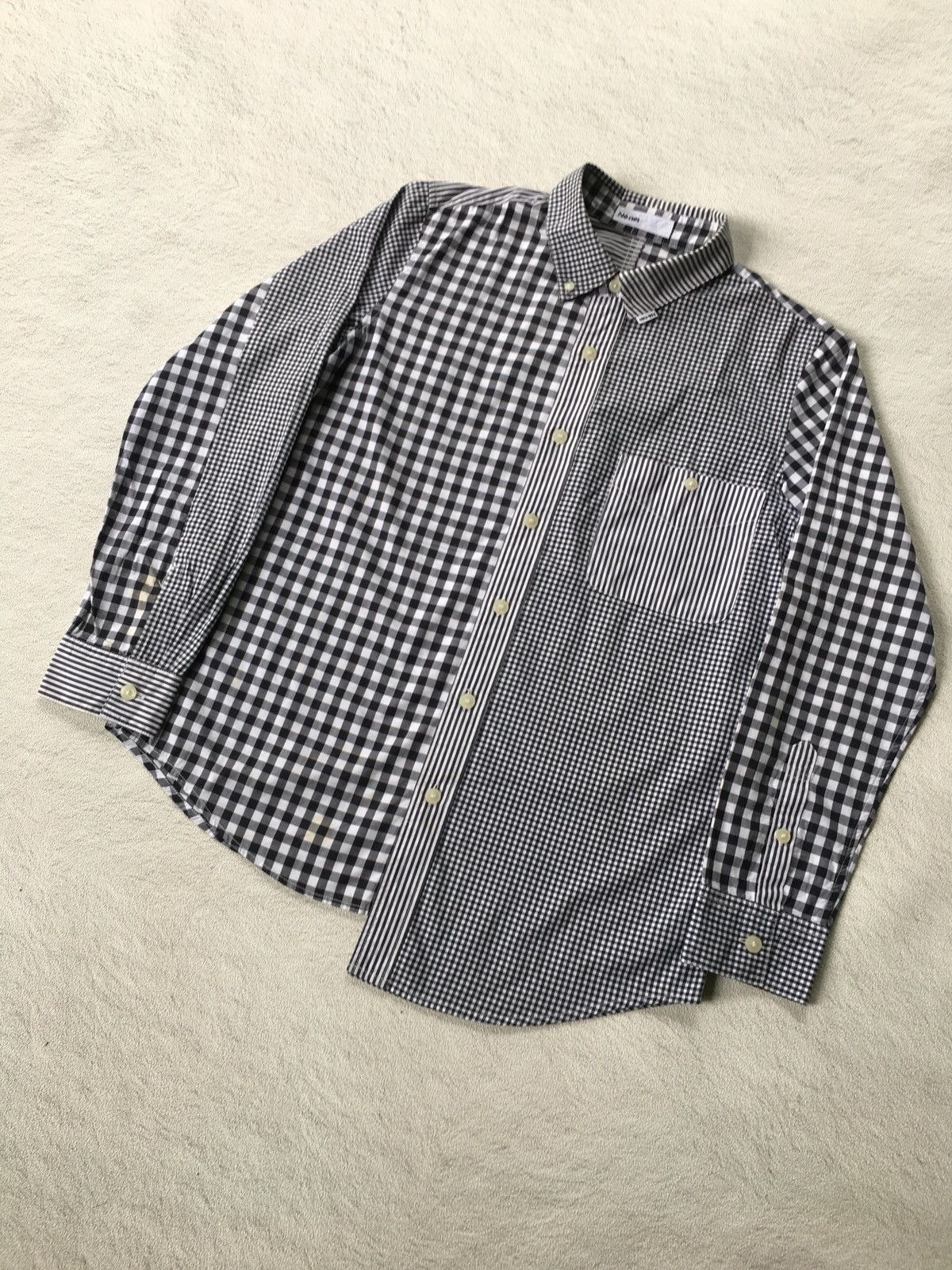 Issey Miyake Issey Miyake Ne•net Assymetric Button shirt Size US M / EU 48-50 / 2 - 2 Thumbnail