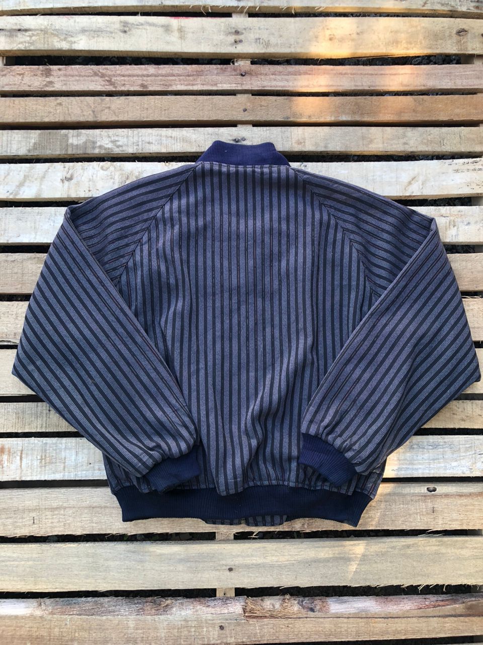 Lee Vintage Lee Cooper Stripes Bomber Jacket Size US L / EU 52-54 / 3 - 2 Thumbnail
