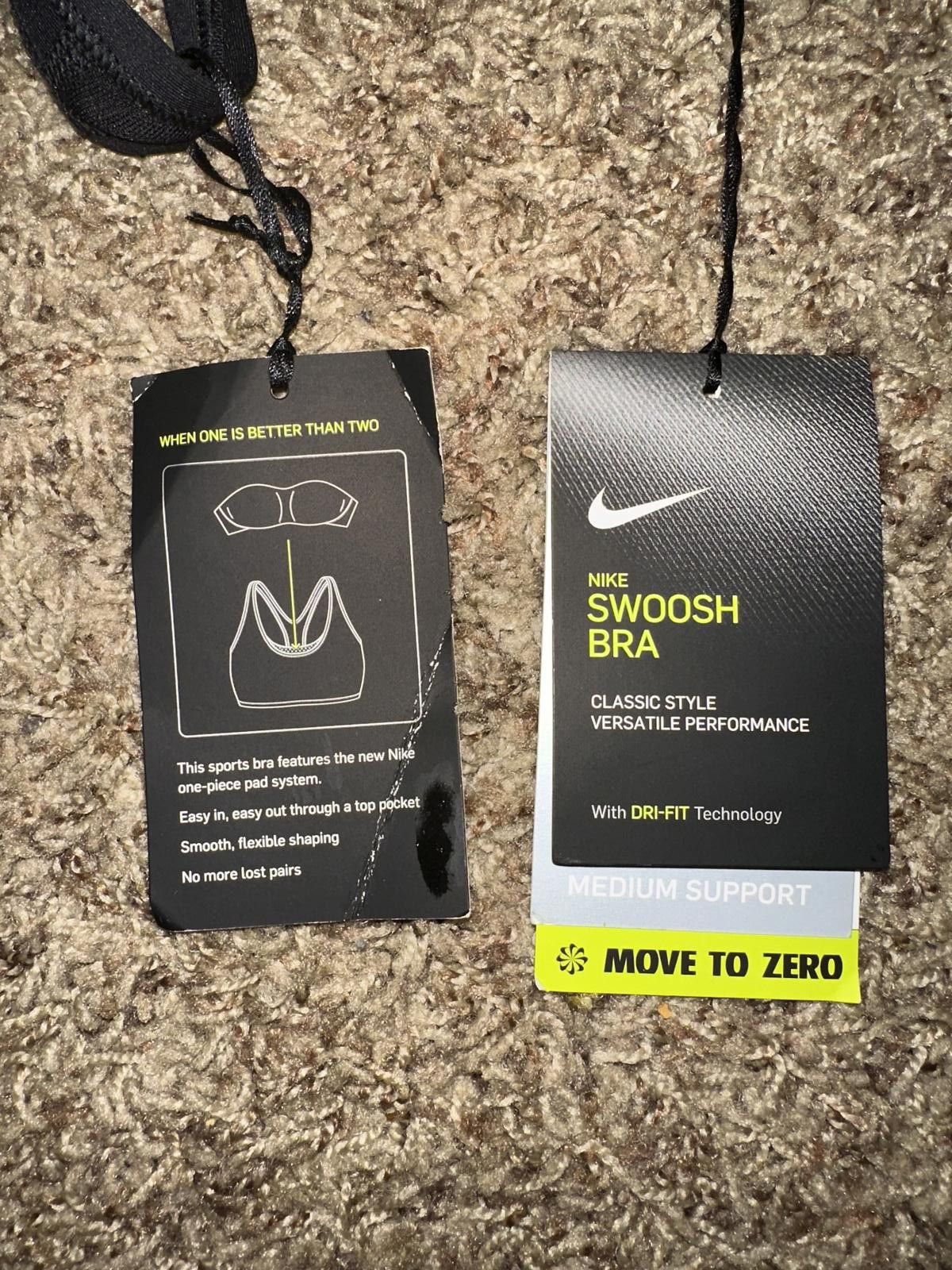 Nike Nike Swoosh Icon Clash Medium-Support 1-Piece Pad Sports Bra Size ONE SIZE - 7 Thumbnail