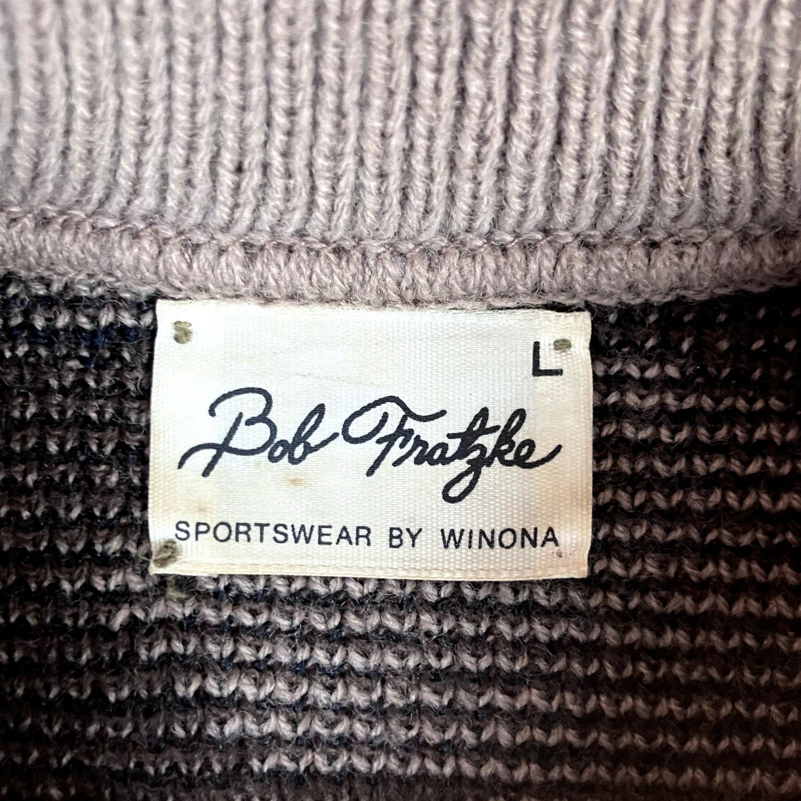 Vintage Vintage 1990s Winona Camouflage Wool Crewneck Sweater Size US L / EU 52-54 / 3 - 4 Thumbnail