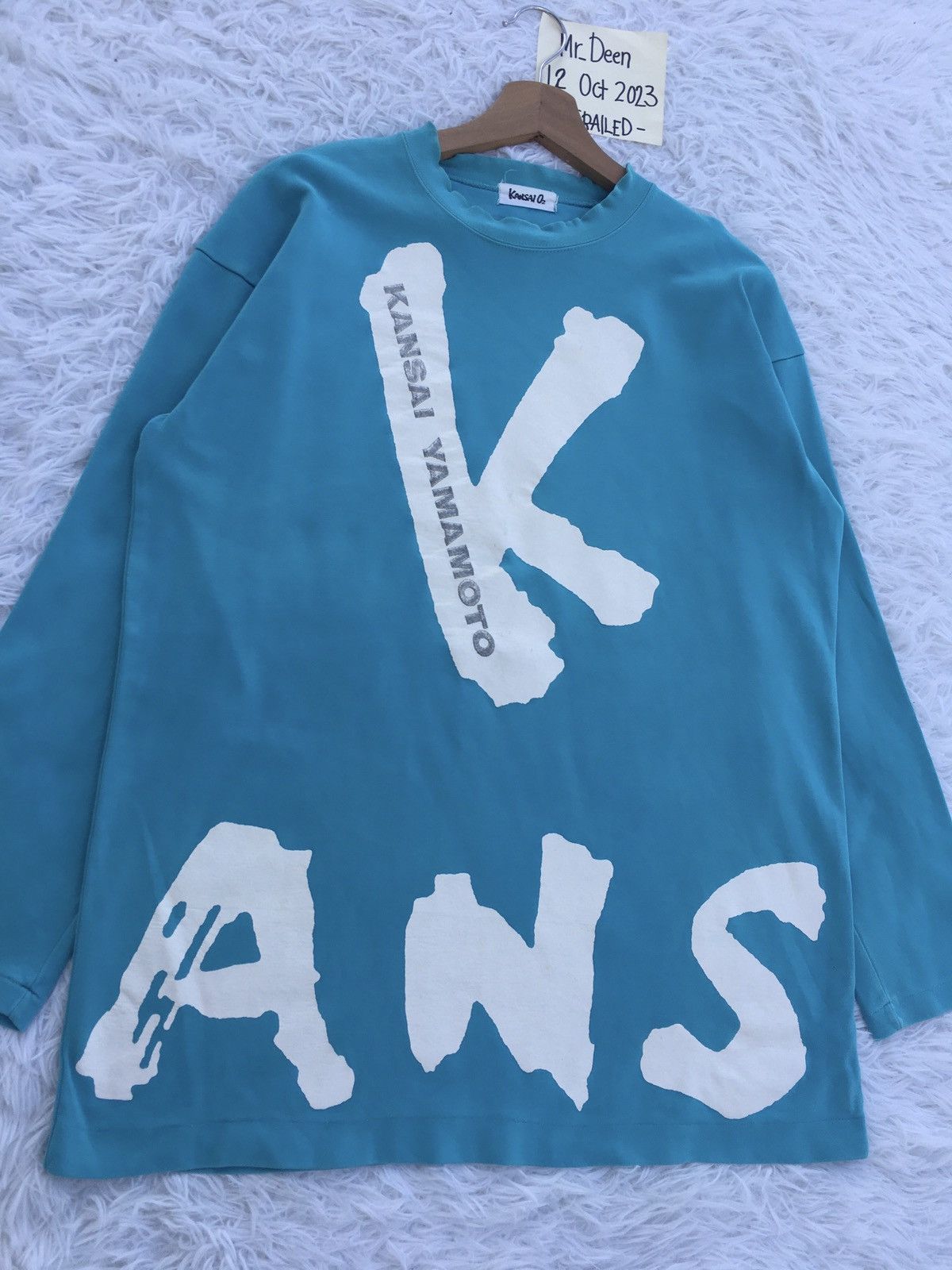 Kansai Yamamoto Rare Vintage Kansai Yamamoto Spellout Sweater Size US L / EU 52-54 / 3 - 5 Thumbnail