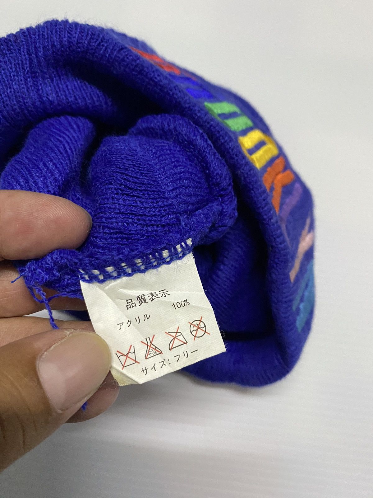 Japanese Brand Brooklyn Embroidery Beanie Hat Size ONE SIZE - 4 Thumbnail