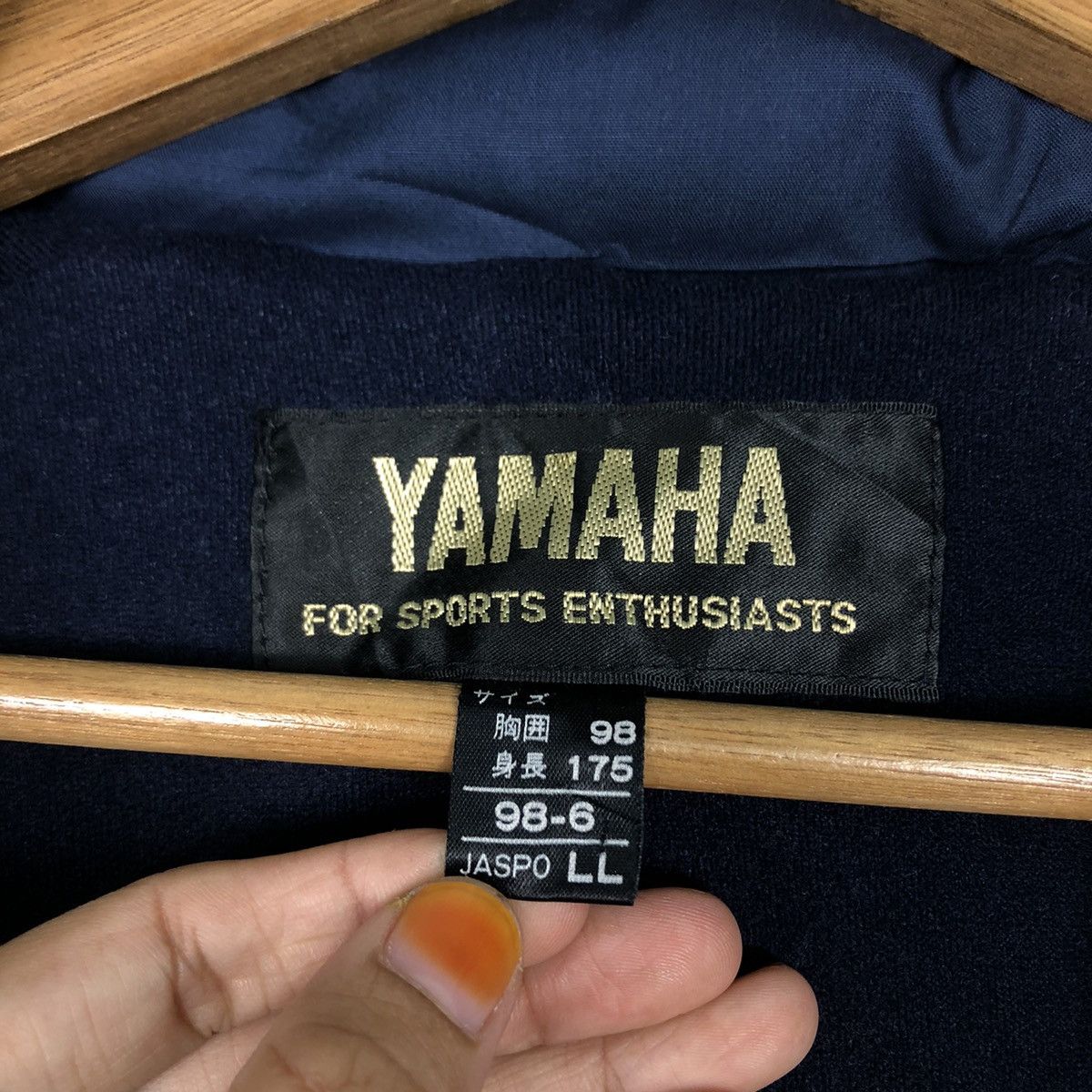 Japanese Brand 📌Vintage Bomber Racing Jacket Yamaha Blanket Issey Miyake Size US L / EU 52-54 / 3 - 23 Thumbnail
