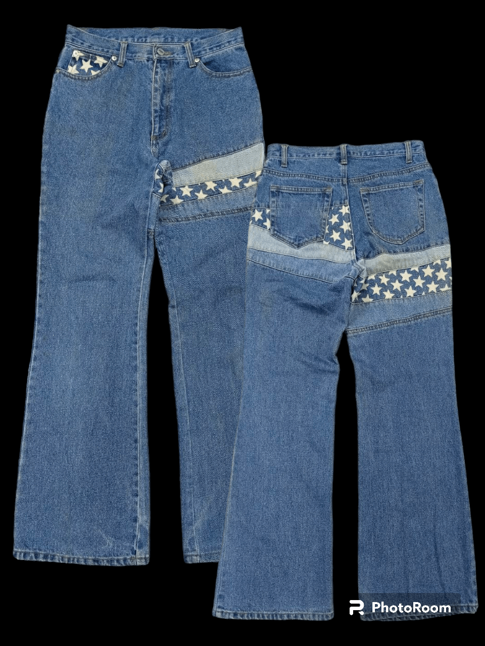 If Six Was Nine FLARE HAGI STYLE UMBRANDED DENIM PANTS Size US 27 - 1 Thumbnail