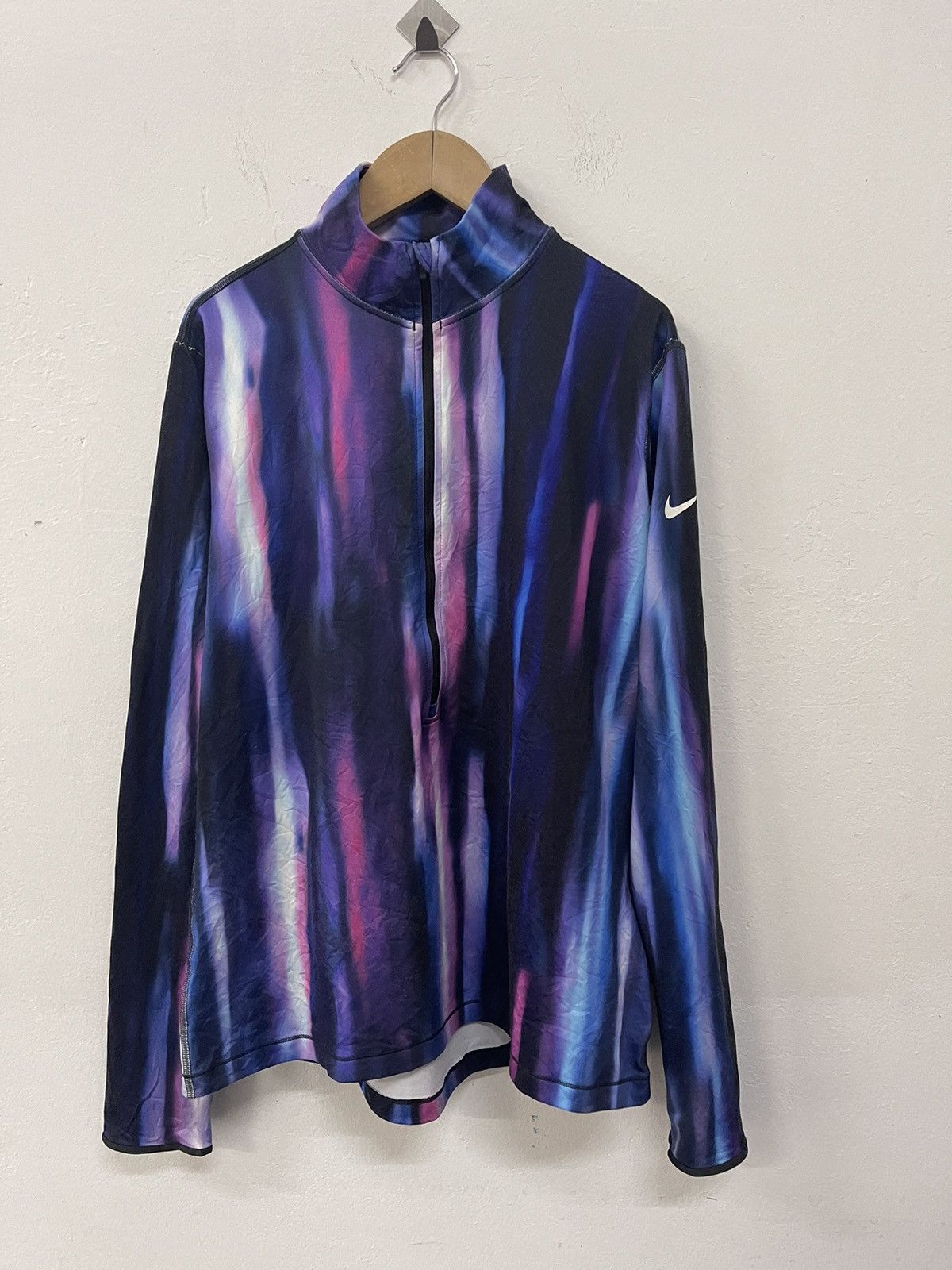 Nike Nike Dri Fit Pro Hyperwarm Arora purple Half Zip Pullover Size XL / US 12-14 / IT 48-50 - 4 Thumbnail