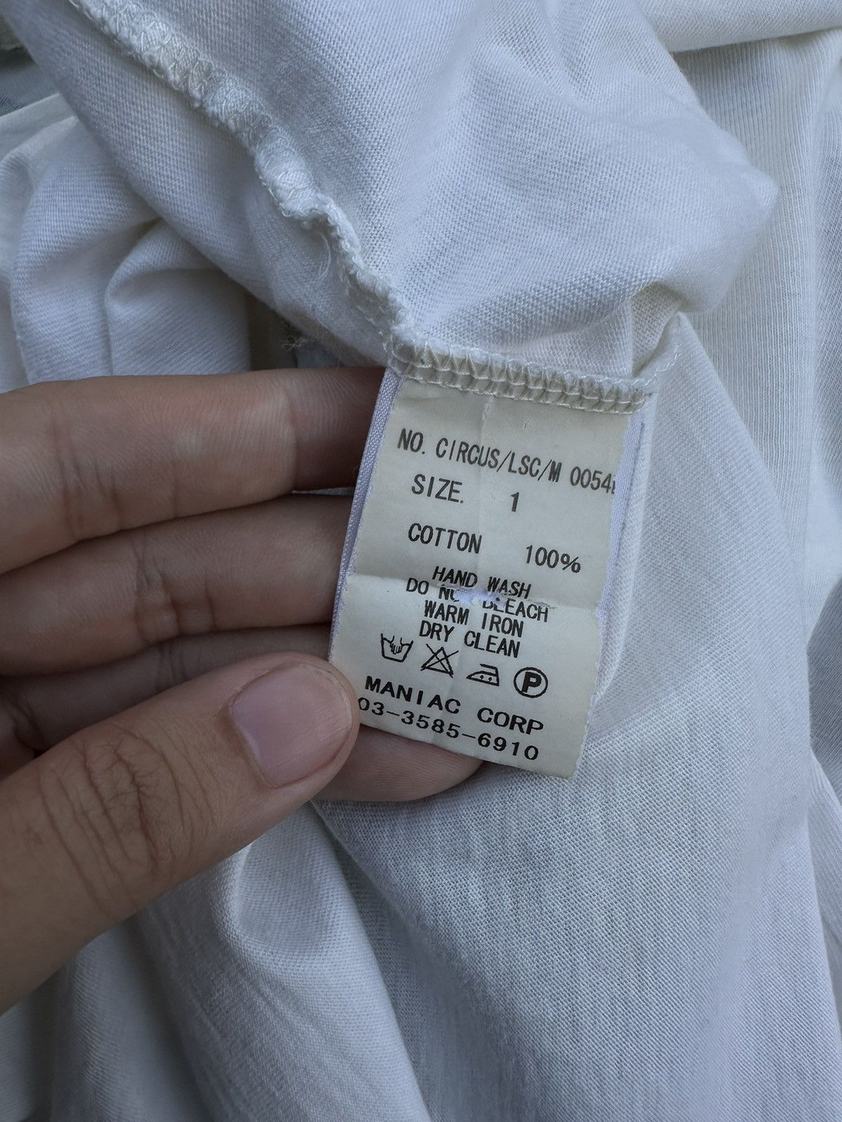 If Six Was Nine × Japanese Brand × Le Grande Bleu (L.G.B.) L.G.B. Circus Back Printed Long Sleeve Tee Size US M / EU 48-50 / 2 - 14 Thumbnail