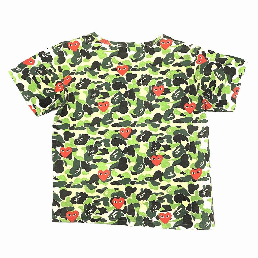 Comme des Garcons Vintage Comme des Garcons PLAY × BAPE Tee All over print Size US M / EU 48-50 / 2 - 3 Thumbnail