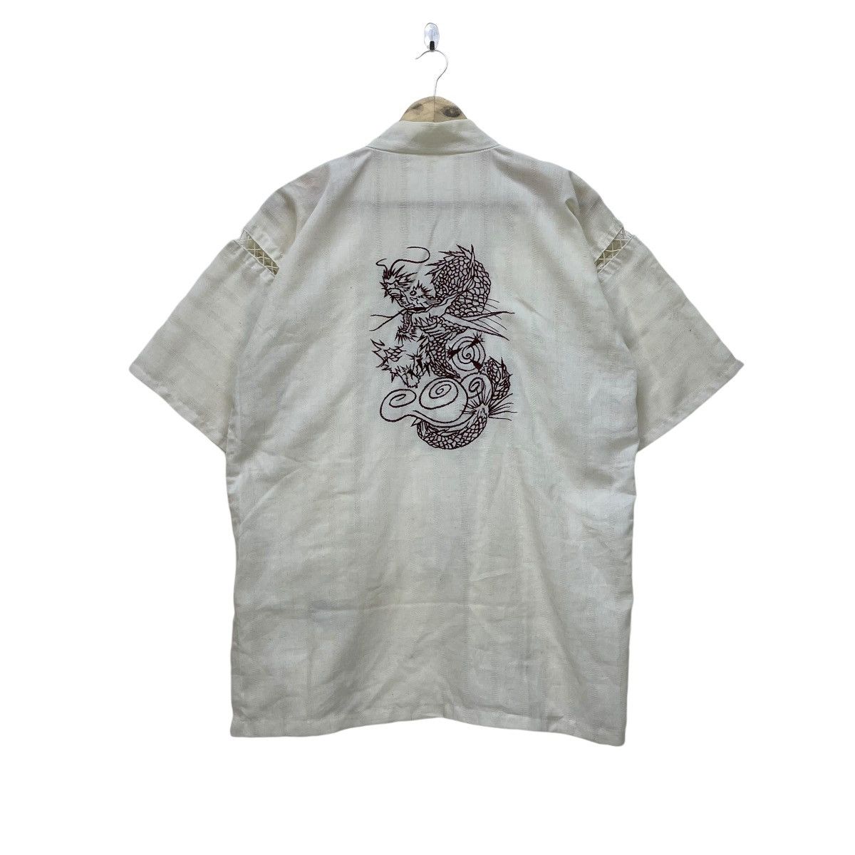 Other 💥Vintage 90s Kimono Dragon Embroidered Logo Stich Size US M / EU 48-50 / 2 - 1 Thumbnail