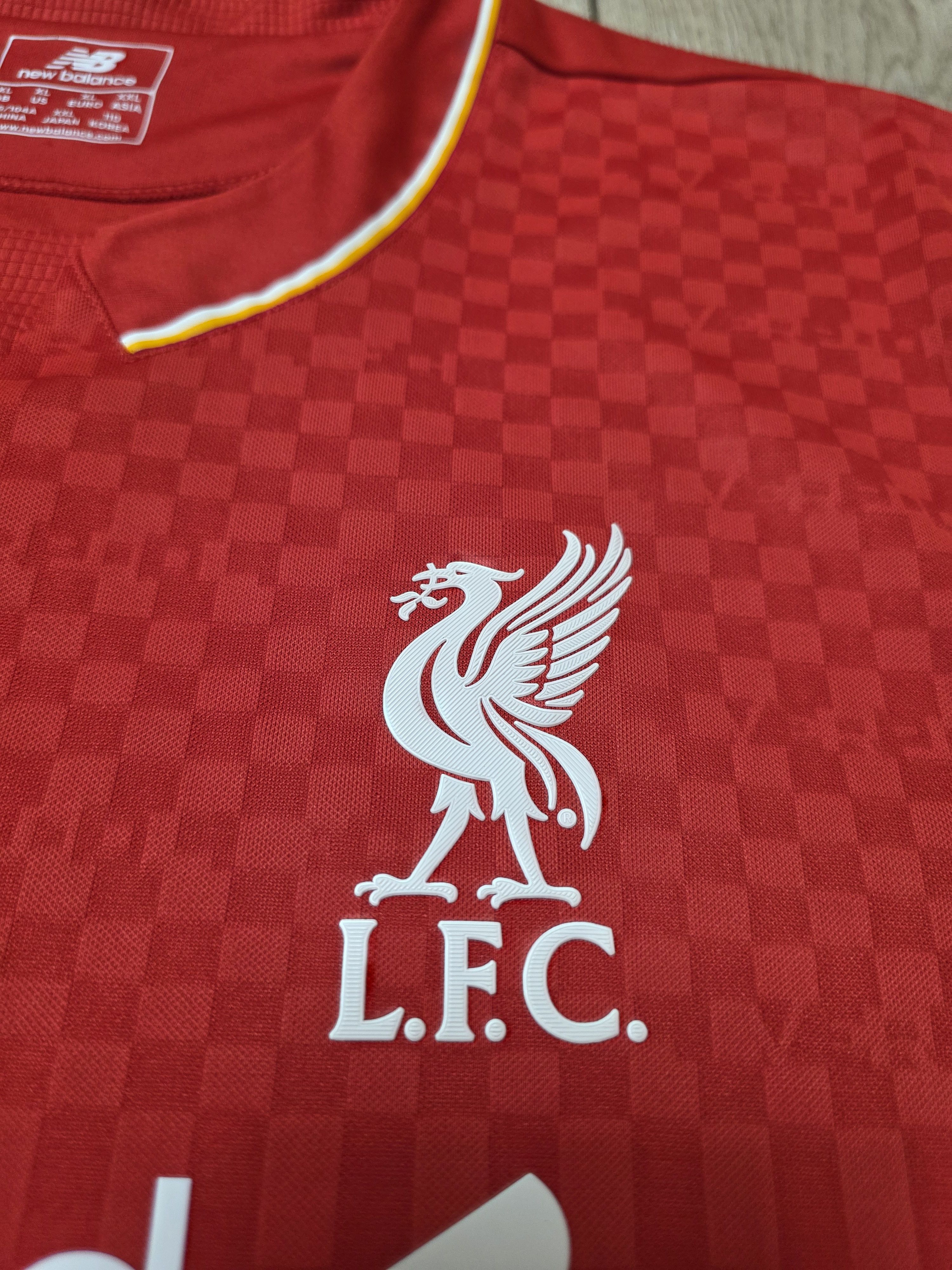 New Balance LIVERPOOL 2015 2016 HOME HENDERSON FOOTBALL SOCCER JERSEY Size US XL / EU 56 / 4 - 4 Thumbnail
