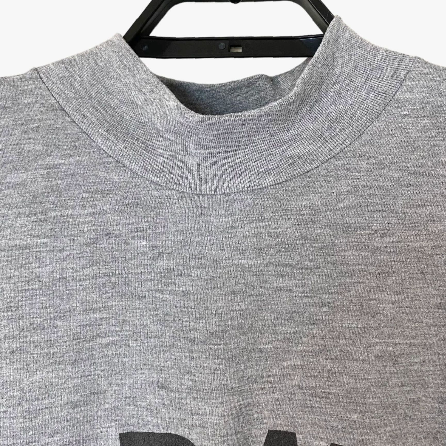 Vintage Y2K US Army Mock Neck Long Sleeve T Shirt Mens Large Gray Size US L / EU 52-54 / 3 - 5 Thumbnail