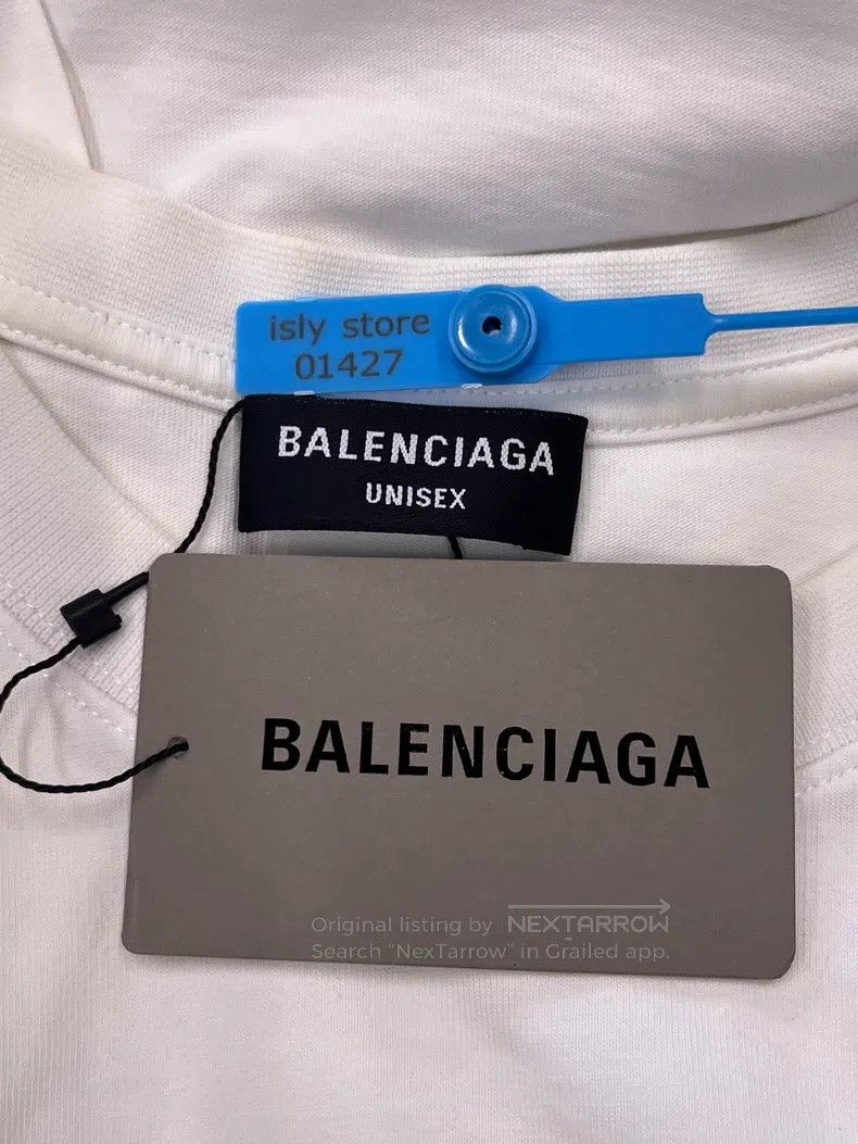 Balenciaga Balenciaga Round Neck Letter Print Short Sleeve T-Shirt Size US XS / EU 42 / 0 - 5 Thumbnail